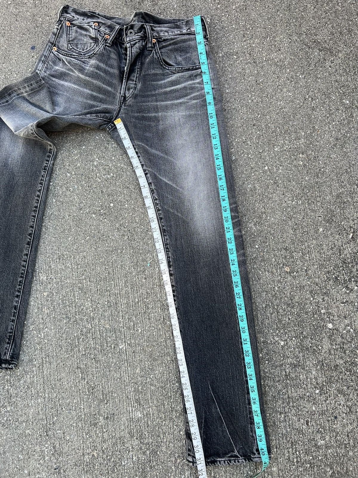Markaware VTG Markaware Japan Fade Black Denim Redline Selvedge Jeans Size US 30 / EU 46 - 4 Thumbnail