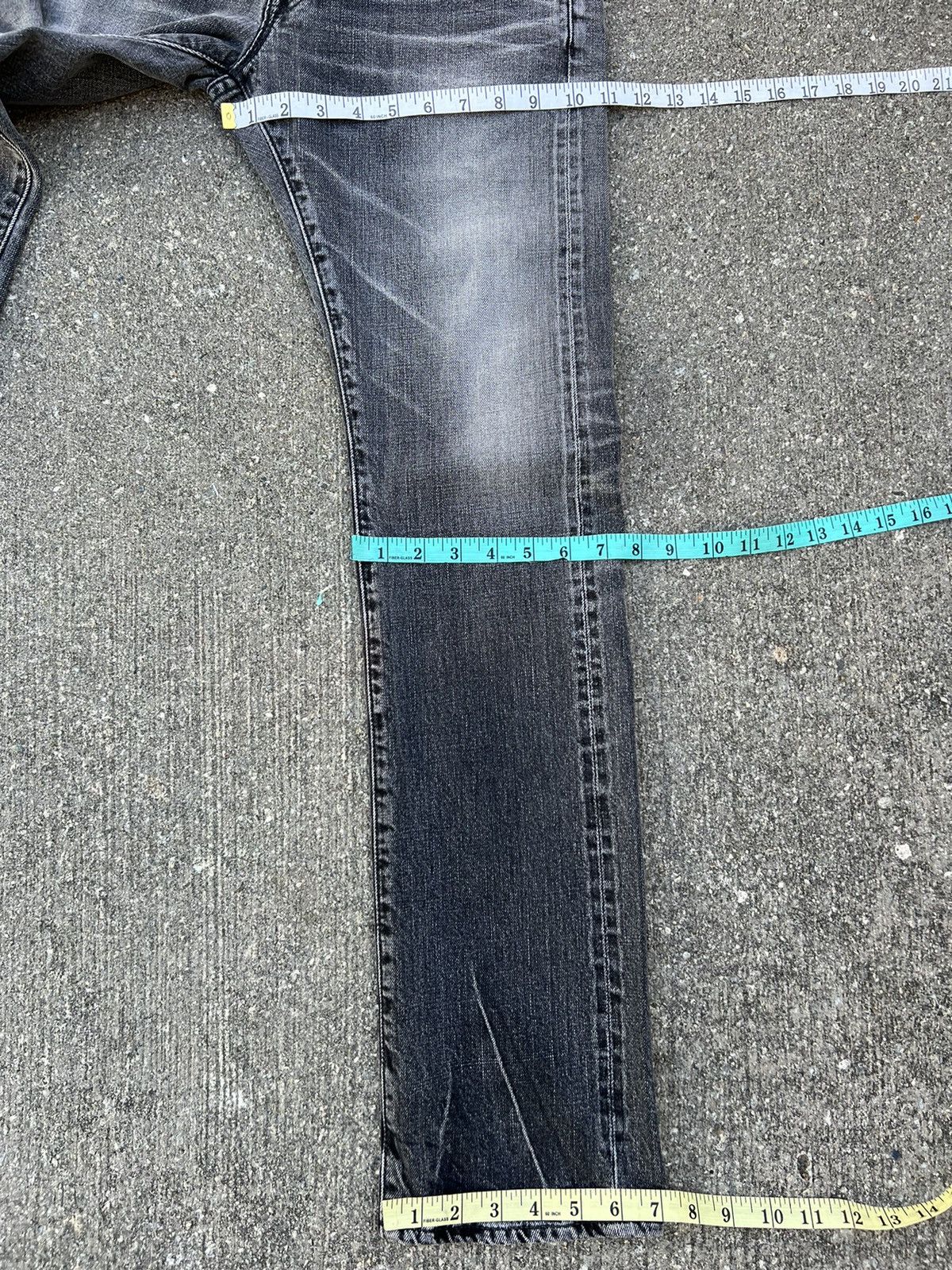 Markaware VTG Markaware Japan Fade Black Denim Redline Selvedge Jeans Size US 30 / EU 46 - 3 Thumbnail