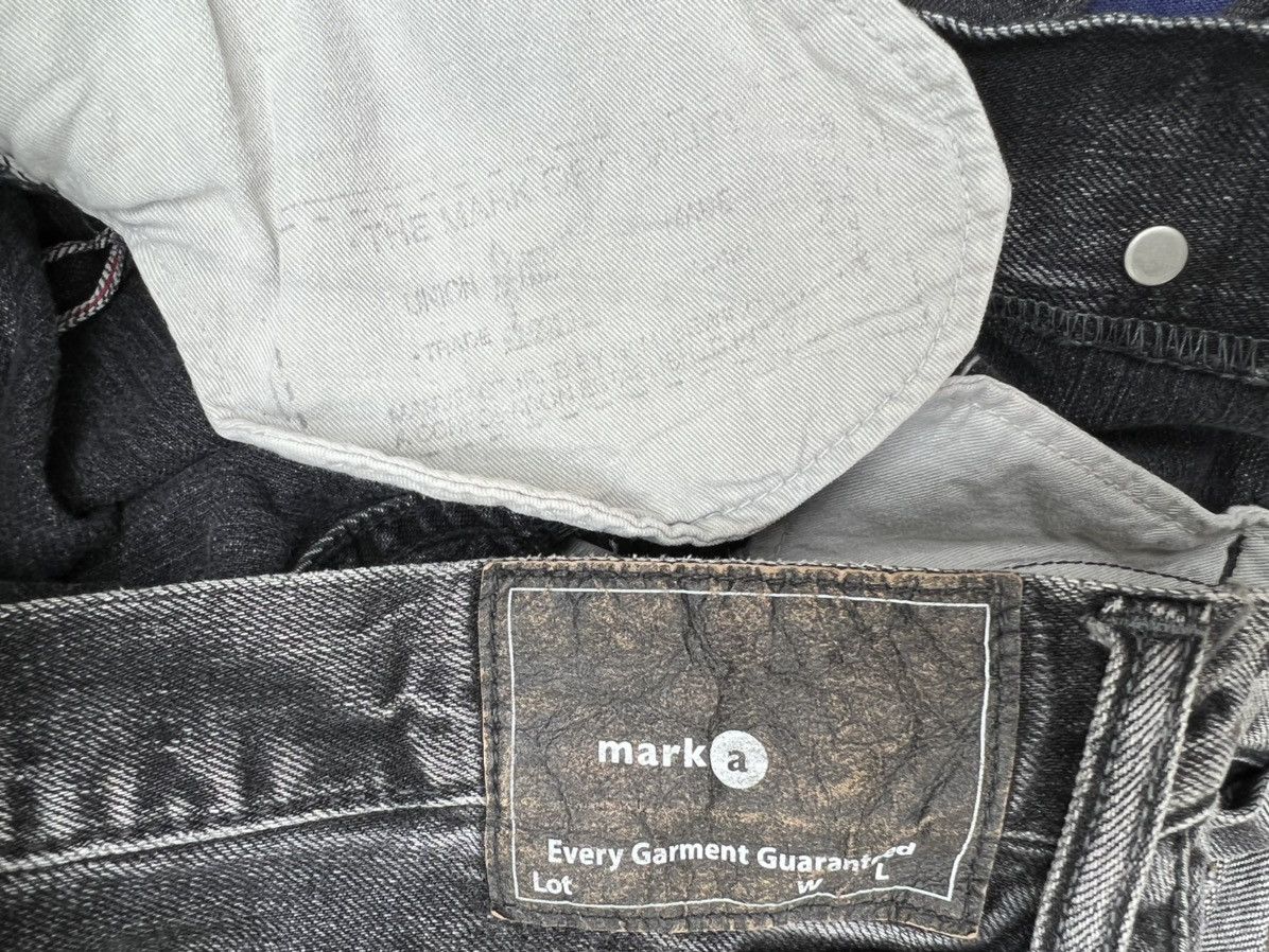 Markaware VTG Markaware Japan Fade Black Denim Redline Selvedge Jeans Size US 30 / EU 46 - 20 Thumbnail