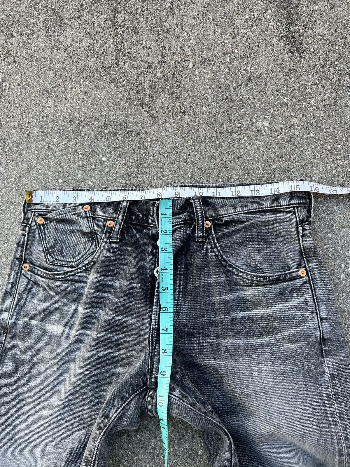 Markaware VTG Markaware Japan Fade Black Denim Redline Selvedge Jeans Size US 30 / EU 46 - 2 Thumbnail
