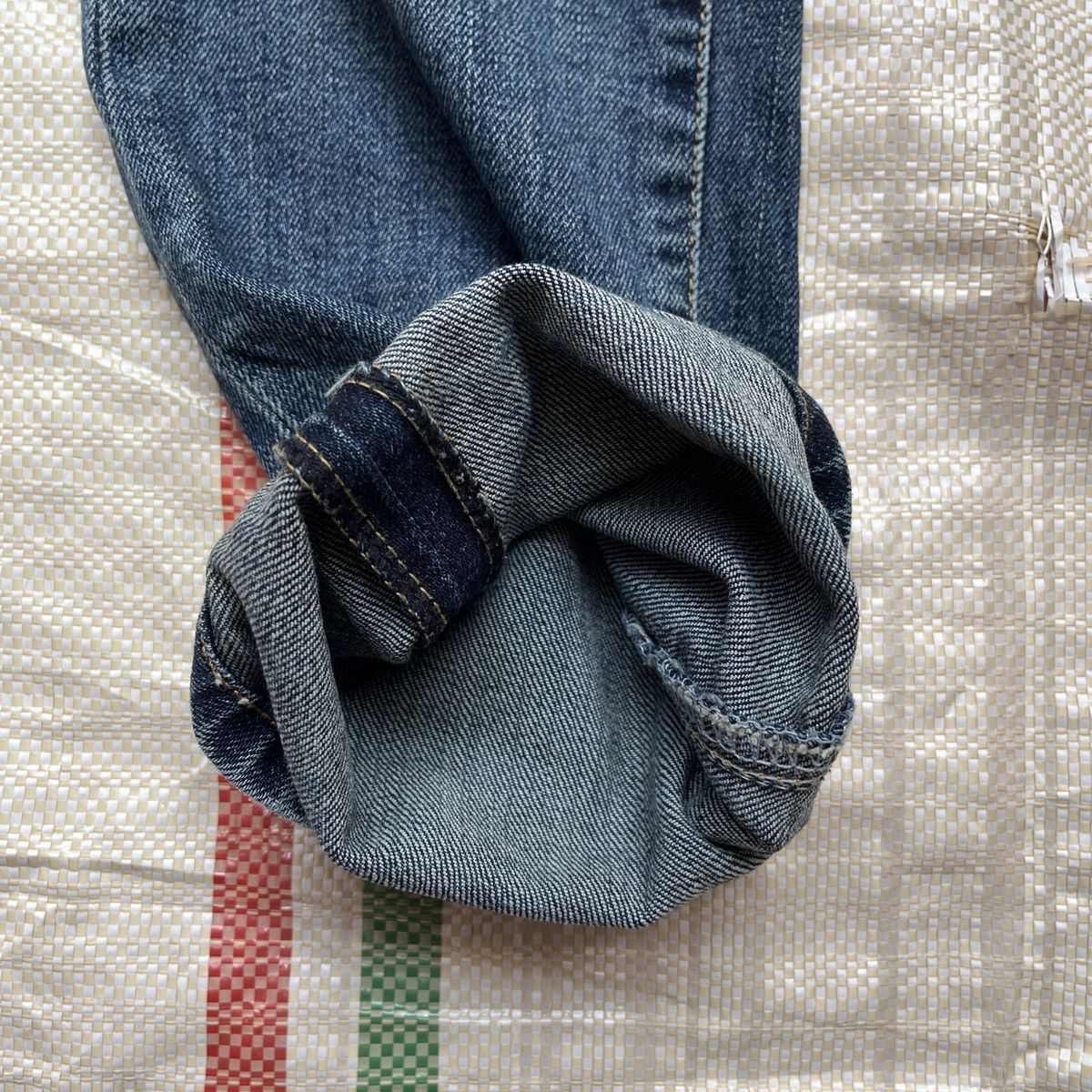 Black Label Ripped Black Label Denim Jeans With Patches At Pocket Size US 31 - 15 Thumbnail