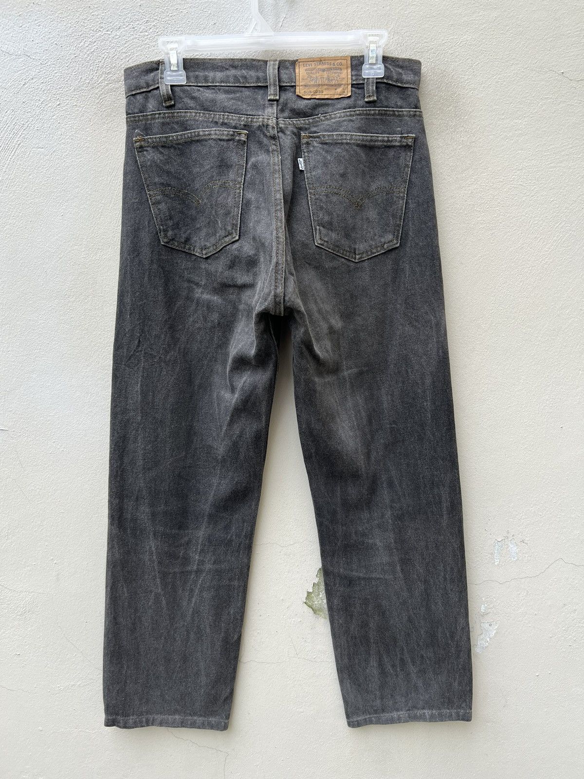 Levi's Vintage 90s Levi’s 505 White Tab Faded Black Denim Jeans Size US 31 - 13 Thumbnail
