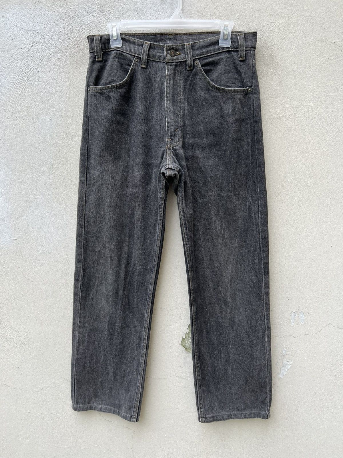 Levi's Vintage 90s Levi’s 505 White Tab Faded Black Denim Jeans Size US 31 - 6 Thumbnail
