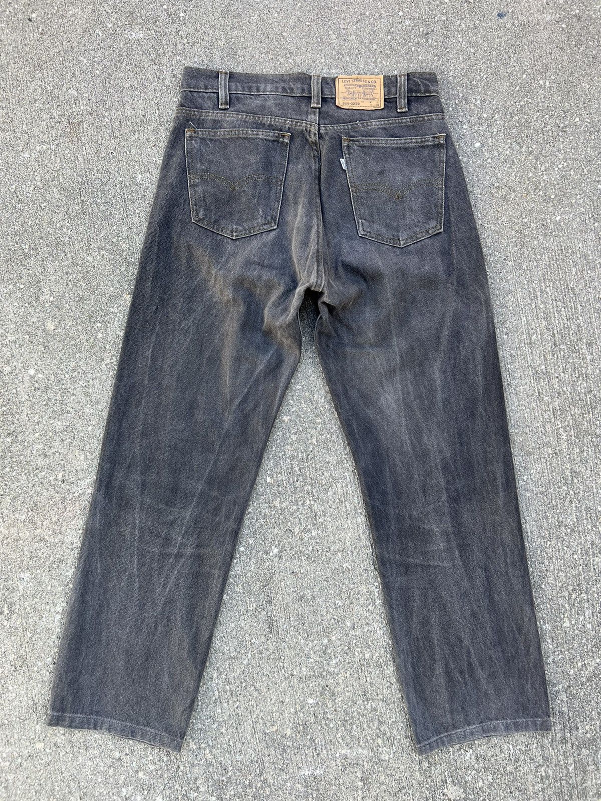 Levi's Vintage 90s Levi’s 505 White Tab Faded Black Denim Jeans Size US 31 - 5 Thumbnail