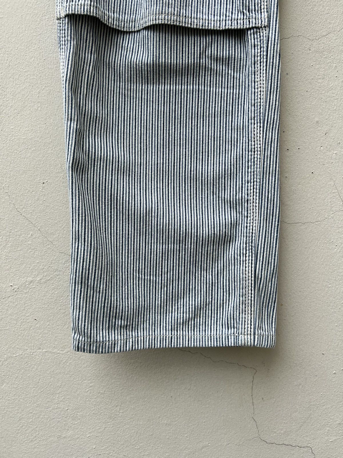 Beams Plus Vintage Beams + Fade Hickory Stripes Double Knee Work Pant Size US 30 / EU 46 - 11 Thumbnail