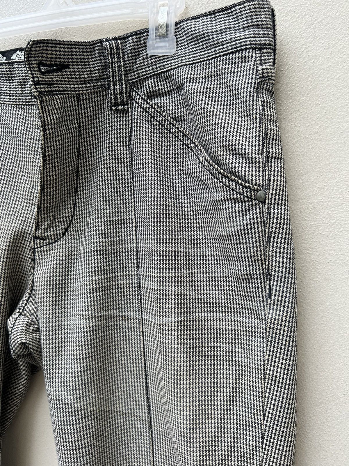 Dickies Nicole Club X Dickies Faded Houndstooth Stretch Flare Jeans Size US 32 / EU 48 - 11 Thumbnail