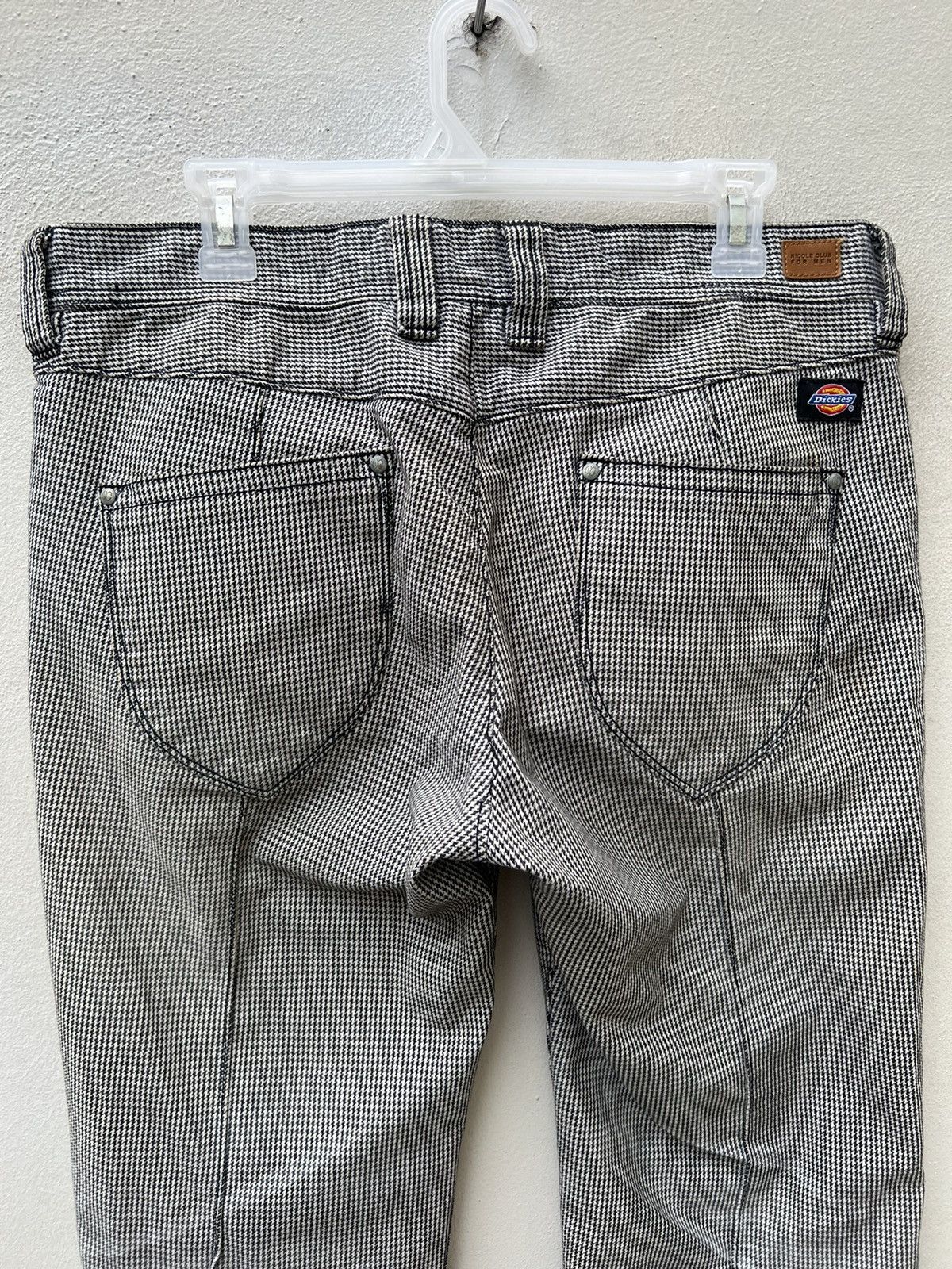 Dickies Nicole Club X Dickies Faded Houndstooth Stretch Flare Jeans Size US 32 / EU 48 - 15 Thumbnail