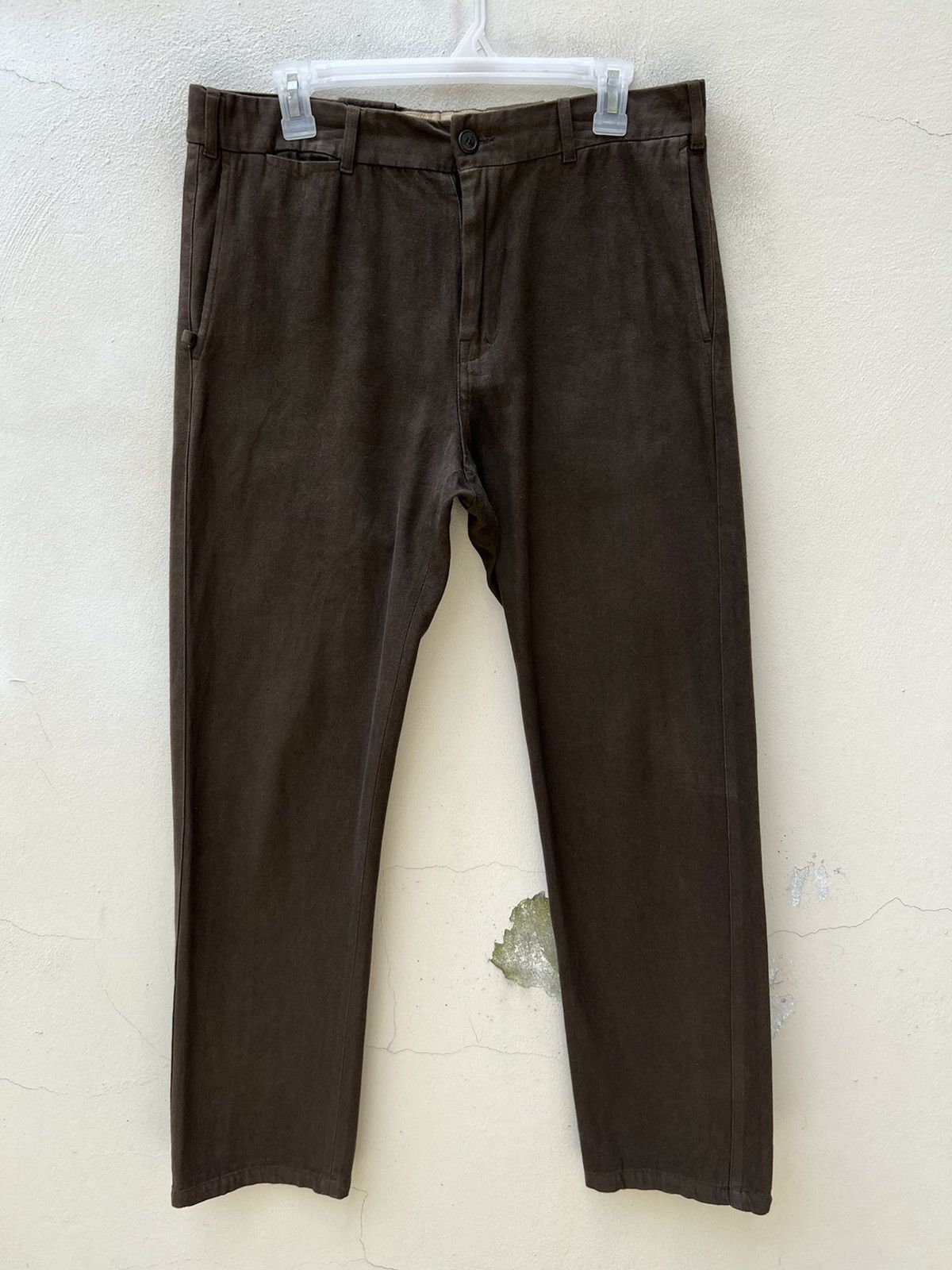 Golden Goose Vintage Golden Goose Italy Fade Brown Chinos Trouser Size US 31 - 6 Thumbnail