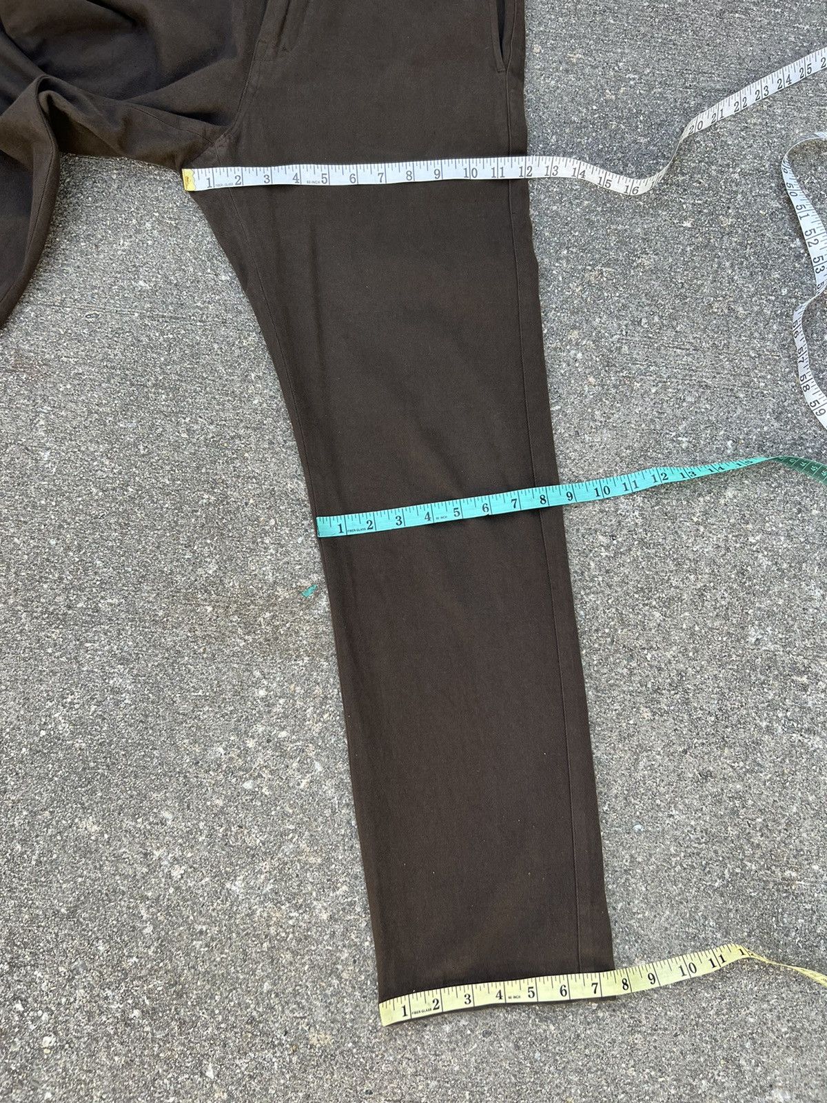 Golden Goose Vintage Golden Goose Italy Fade Brown Chinos Trouser Size US 31 - 3 Thumbnail