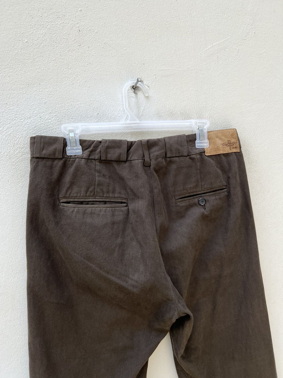 Golden Goose Vintage Golden Goose Italy Fade Brown Chinos Trouser Size US 31 - 16 Thumbnail