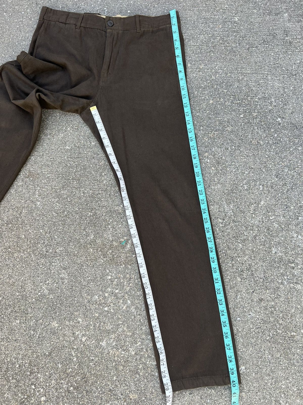 Golden Goose Vintage Golden Goose Italy Fade Brown Chinos Trouser Size US 31 - 4 Thumbnail