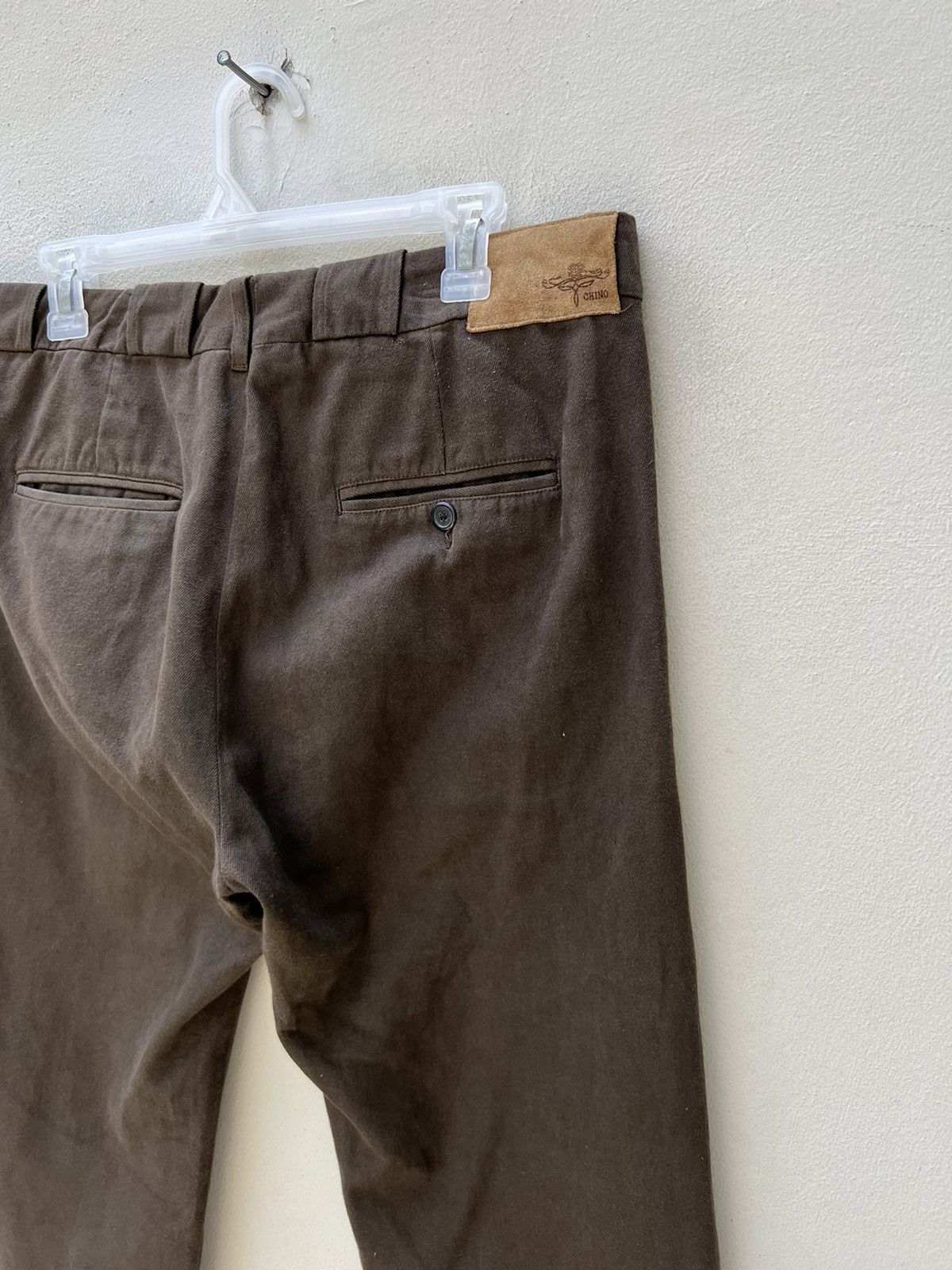 Golden Goose Vintage Golden Goose Italy Fade Brown Chinos Trouser Size US 31 - 18 Thumbnail