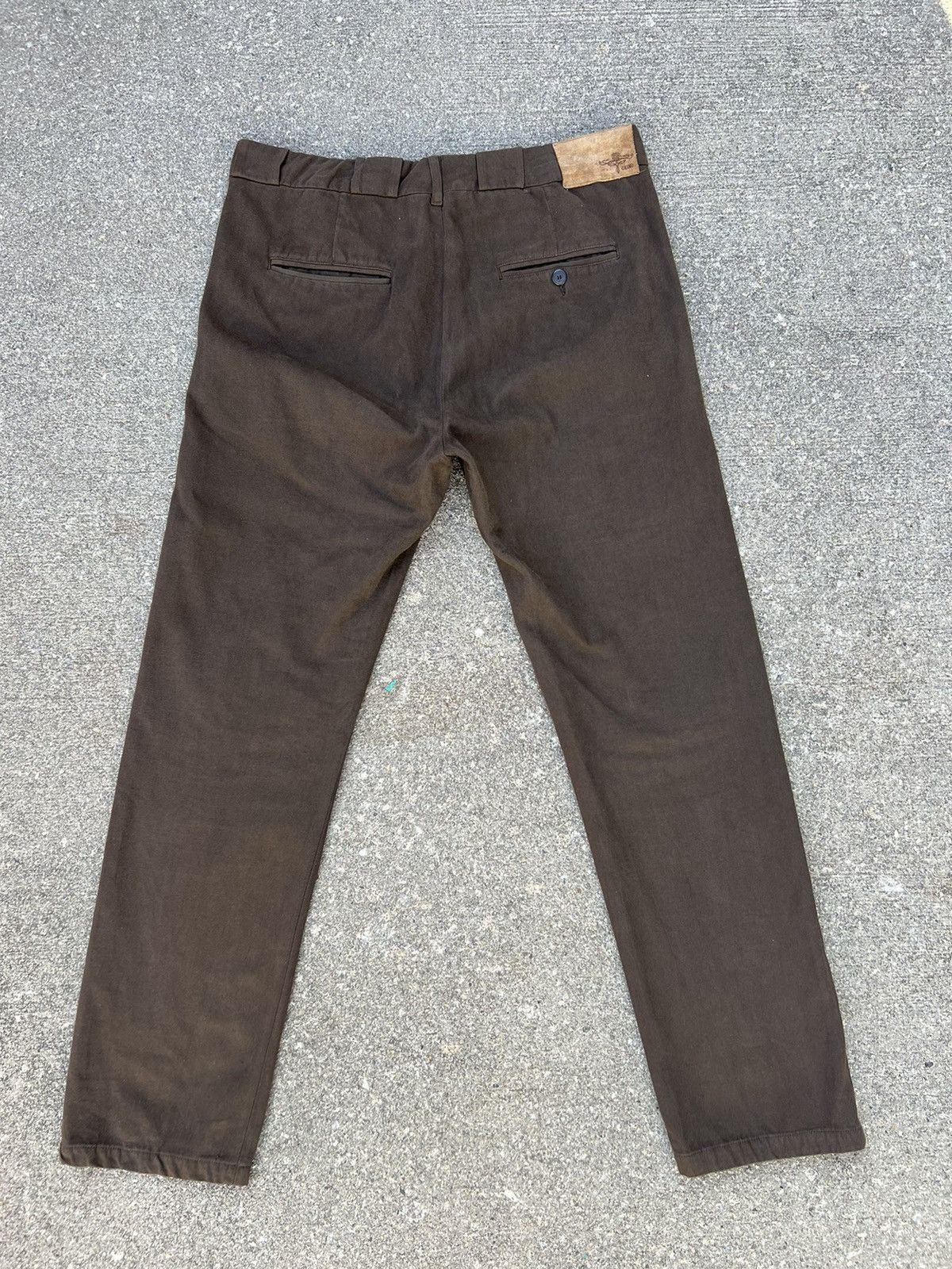 Golden Goose Vintage Golden Goose Italy Fade Brown Chinos Trouser Size US 31 - 5 Thumbnail