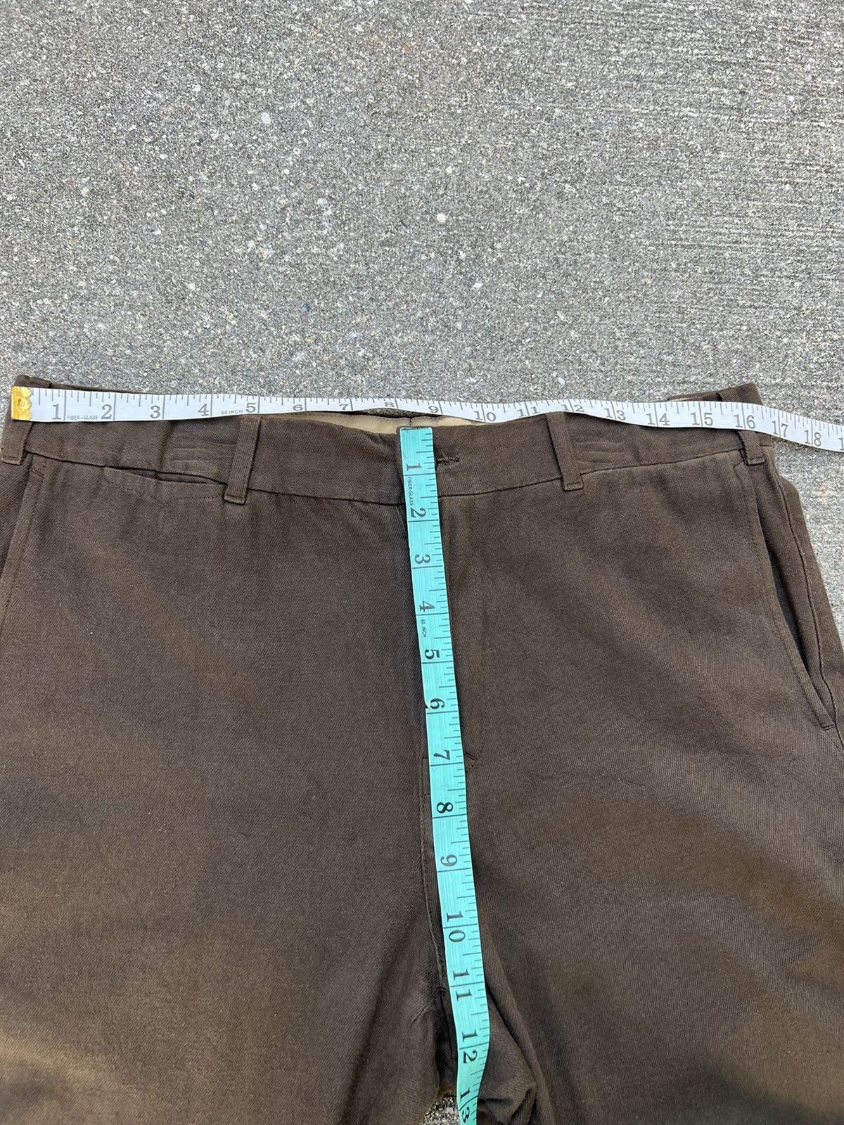 Golden Goose Vintage Golden Goose Italy Fade Brown Chinos Trouser Size US 31 - 2 Thumbnail