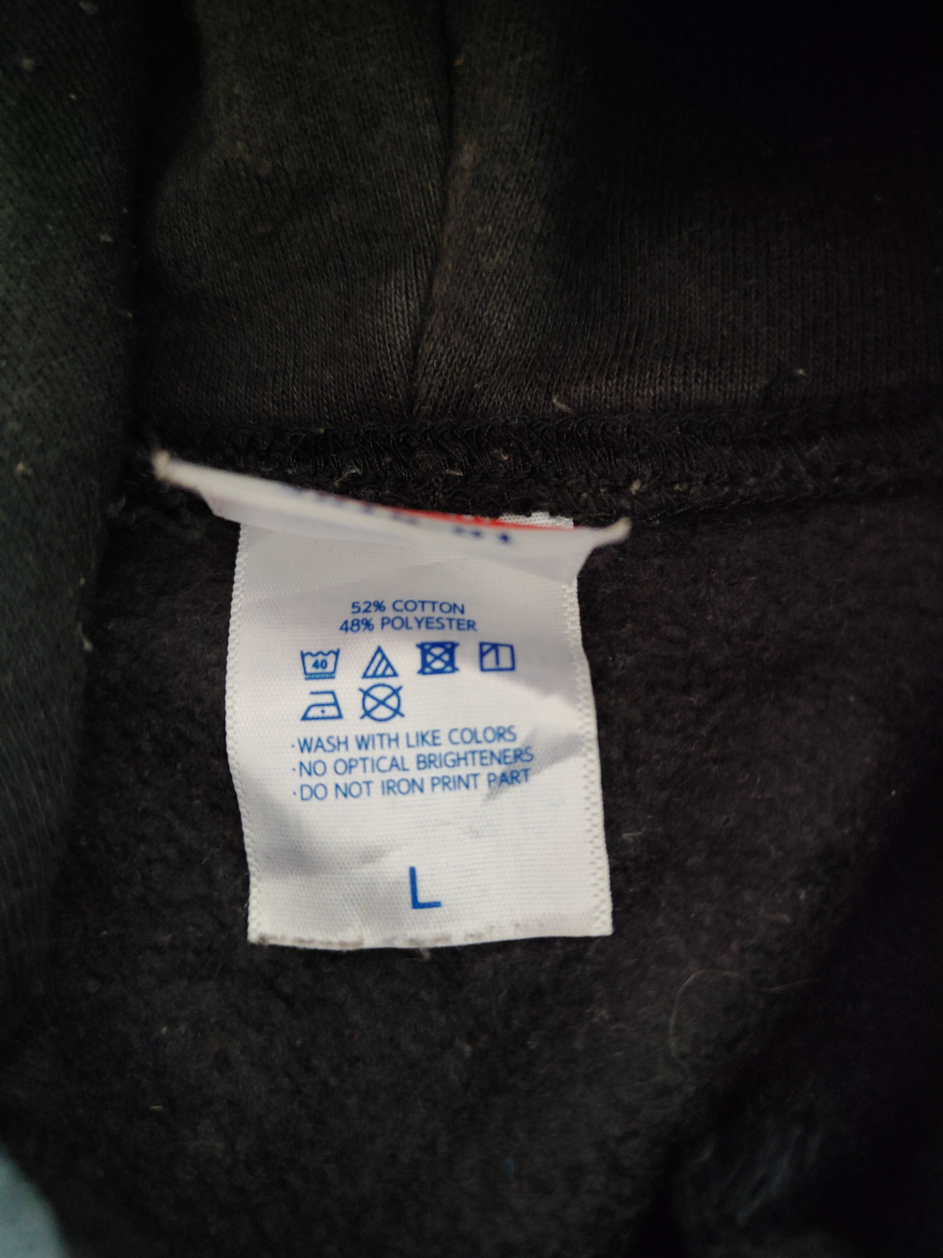 Japanese Brand Superior United Athle Black Hoodie Sweatshirt #4854 Size US L / EU 52-54 / 3 - 9 Thumbnail