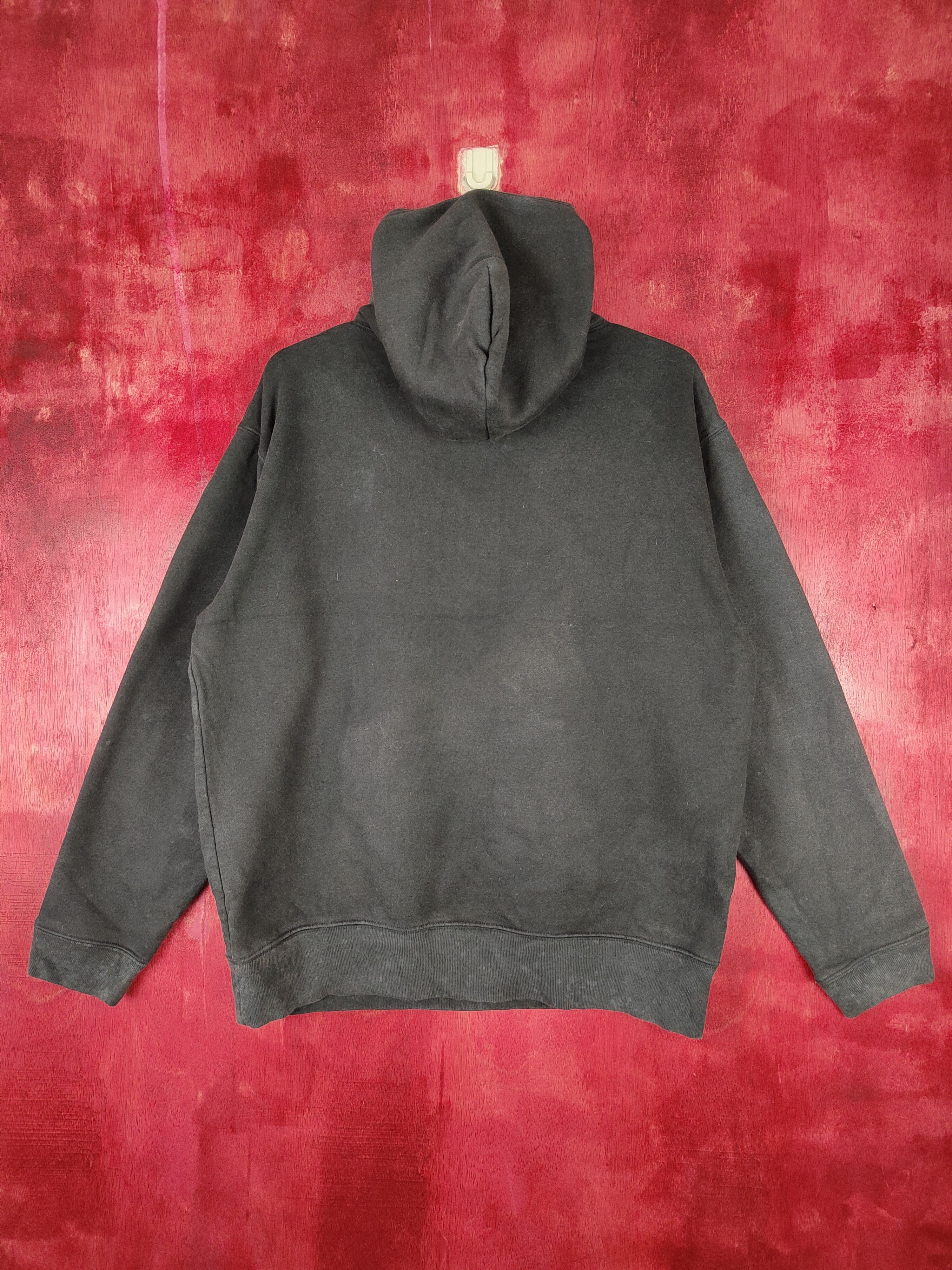 Japanese Brand Superior United Athle Black Hoodie Sweatshirt #4854 Size US L / EU 52-54 / 3 - 7 Thumbnail