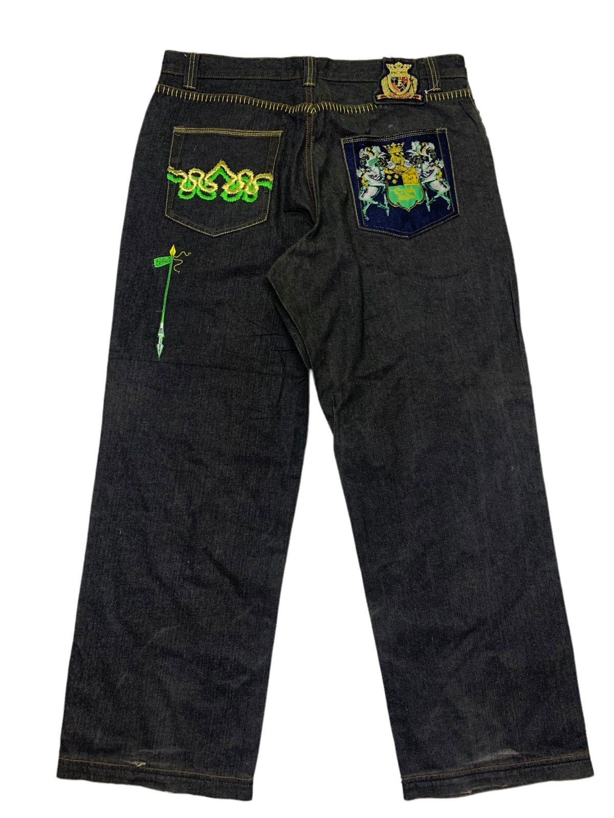 Designer Crown holder distressed jeans Size US 40 / EU 56 - 5 Thumbnail
