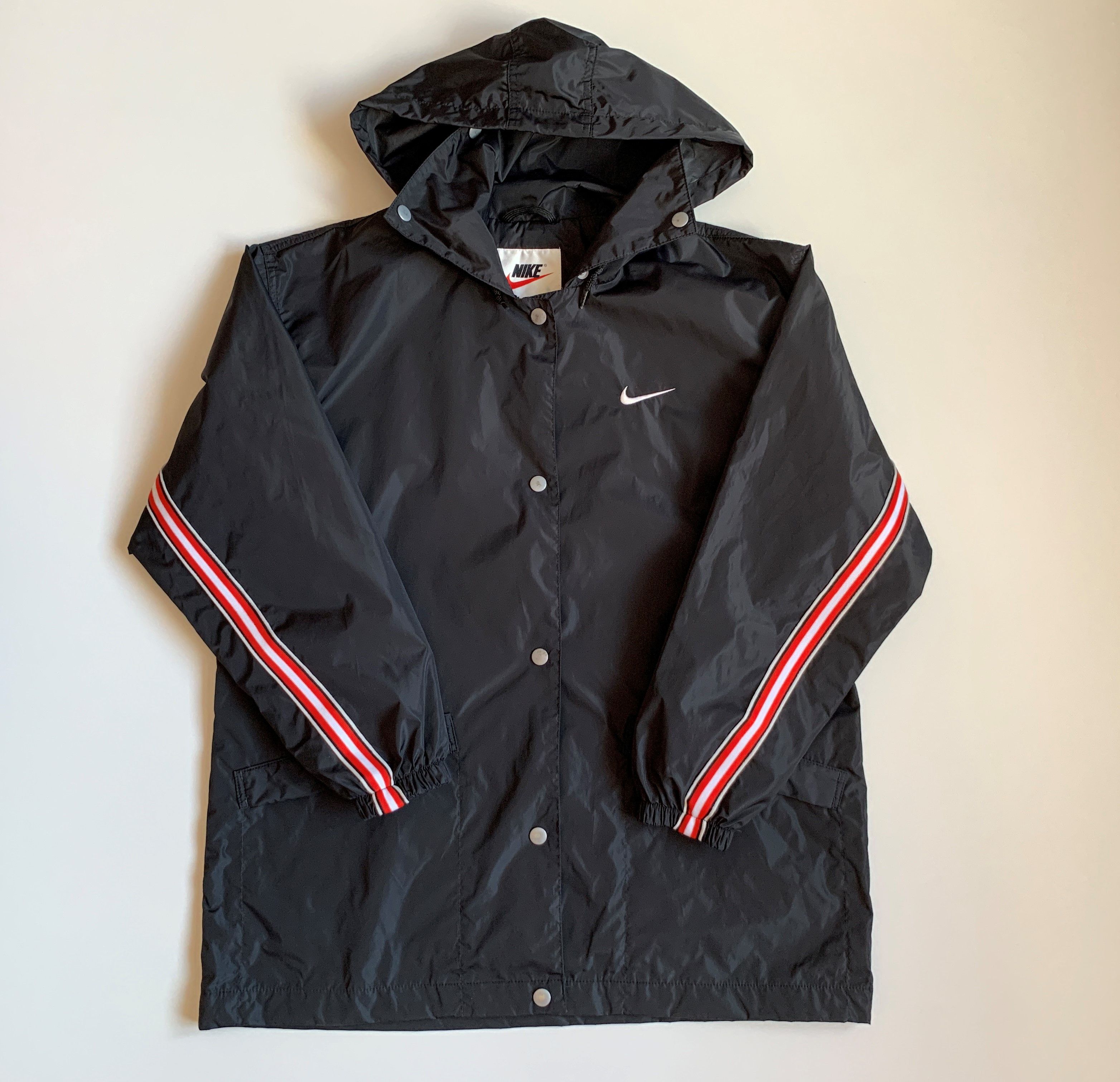 Nike 90's Nike Vintage WMN'S Windbreaker Jacket Size S / US 4 / IT 40 - 2 Thumbnail