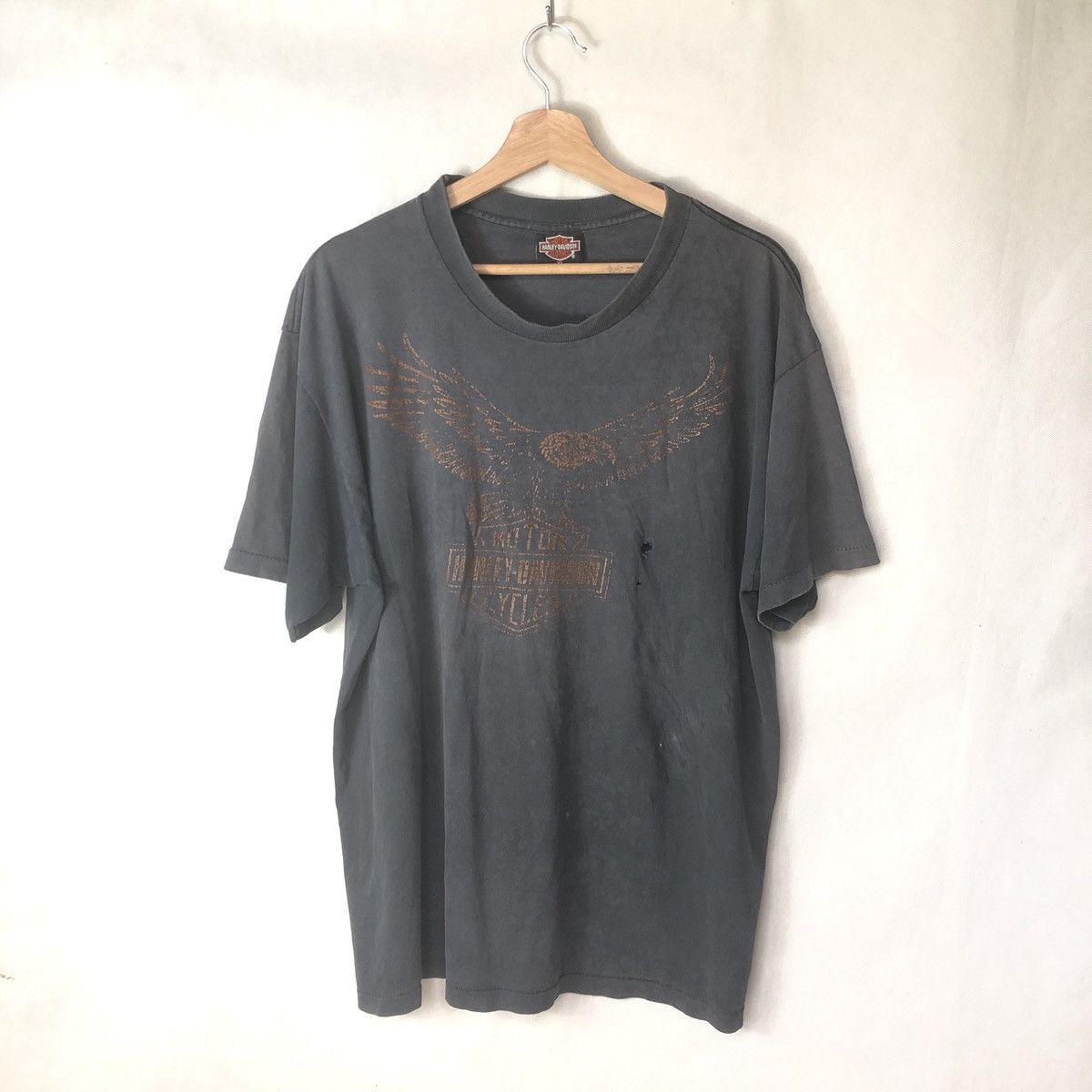 Harley Davidson Vintage Harley Davidson LD Cycle Calif Distressed FadeTee 🔥 Size US XL / EU 56 / 4 - 3 Thumbnail