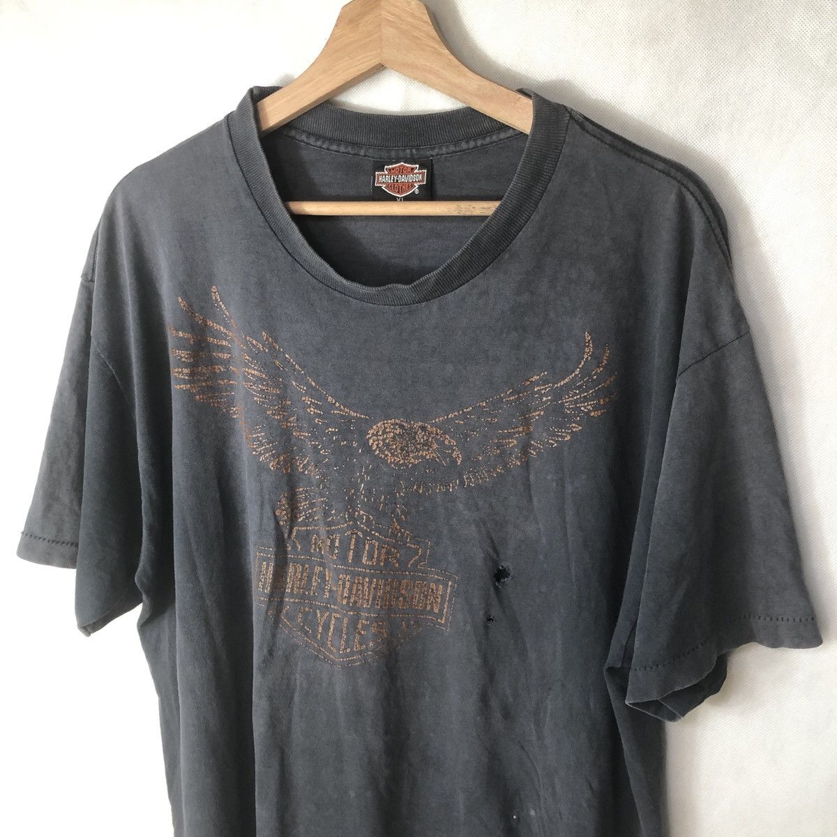 Harley Davidson Vintage Harley Davidson LD Cycle Calif Distressed FadeTee 🔥 Size US XL / EU 56 / 4 - 2 Thumbnail
