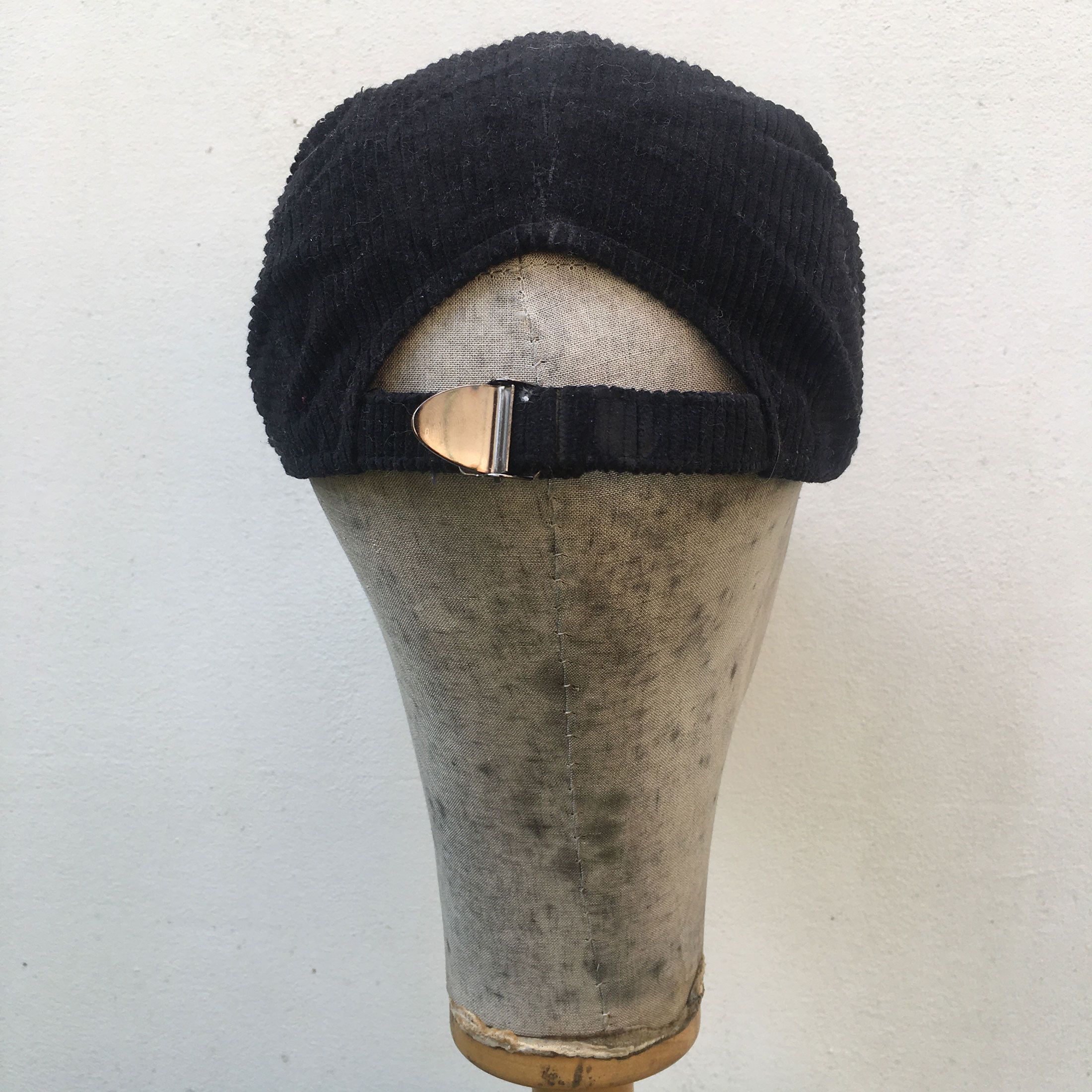 Borsalino Italy 5 Panel Corduroy Camp Cap Headwear Headgear