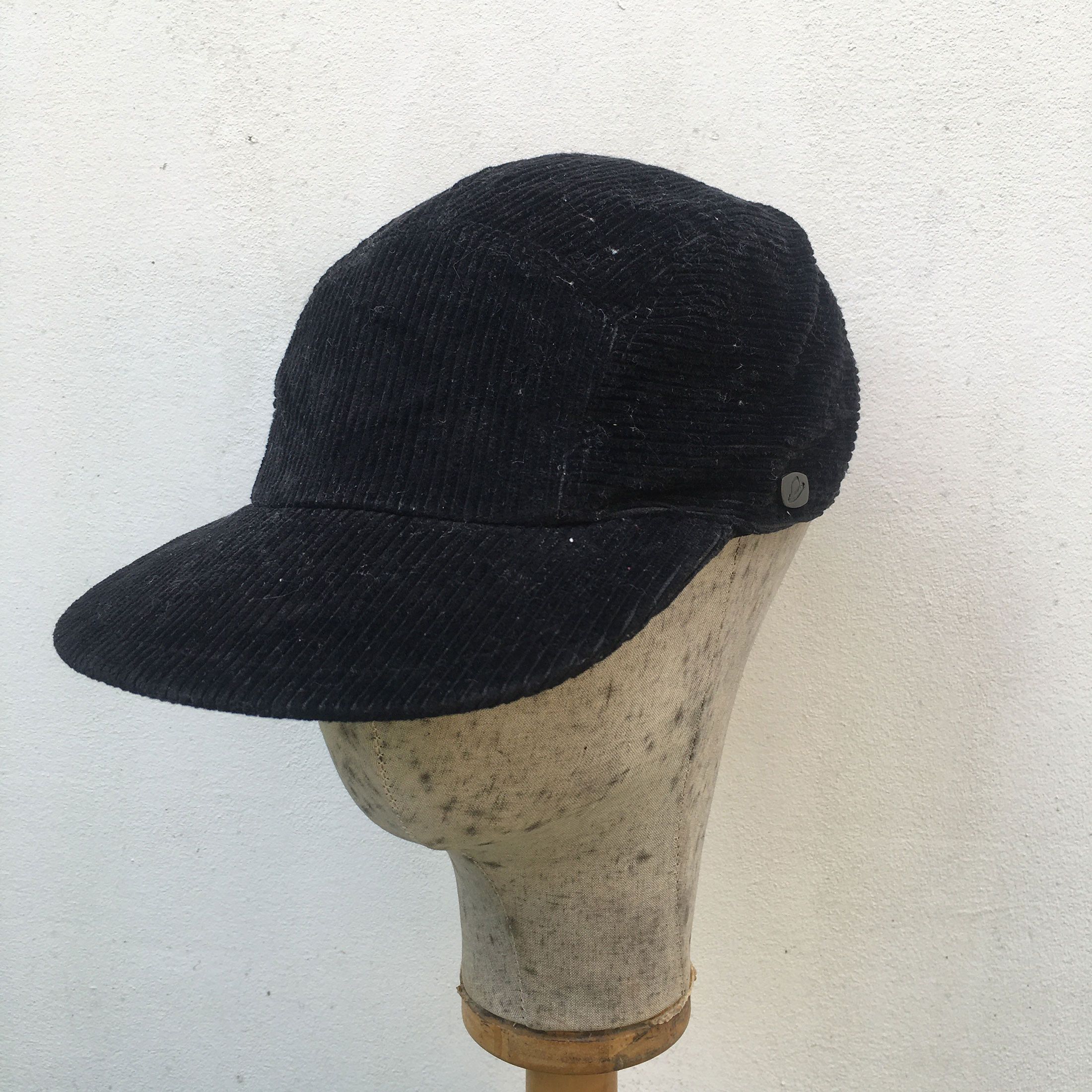 Borsalino Italy 5 Panel Corduroy Camp Cap Headwear Headgear
