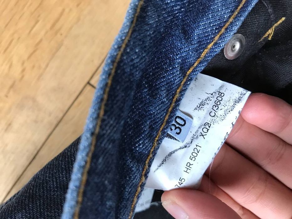 Helmut Lang Vintage Painted Jeans | Grailed