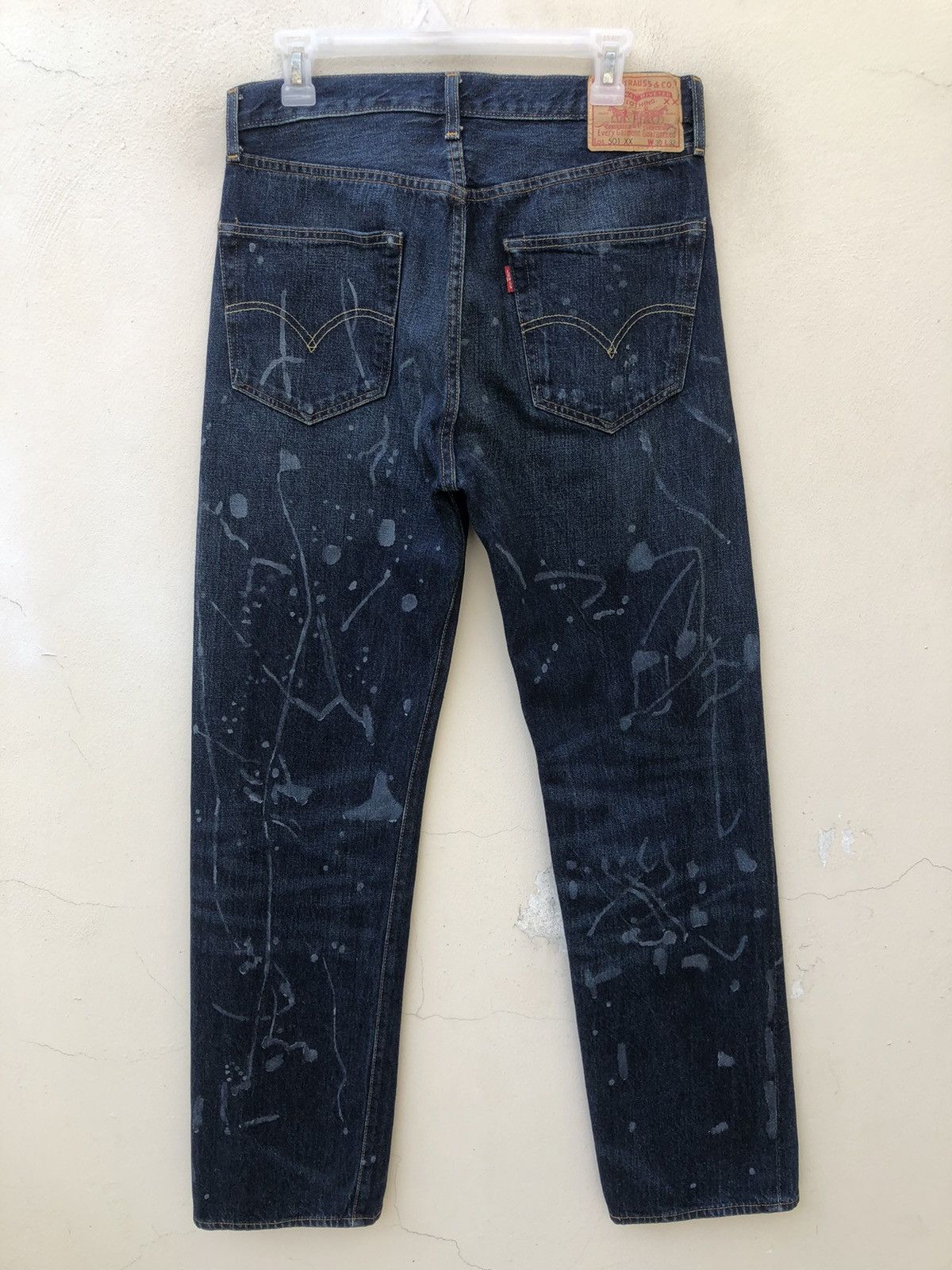 Levi's Vintage Clothing Vintage LVC Levi’s 501 XX Big E Painter Selvedge Denim Jeans Size US 30 / EU 46 - 13 Thumbnail