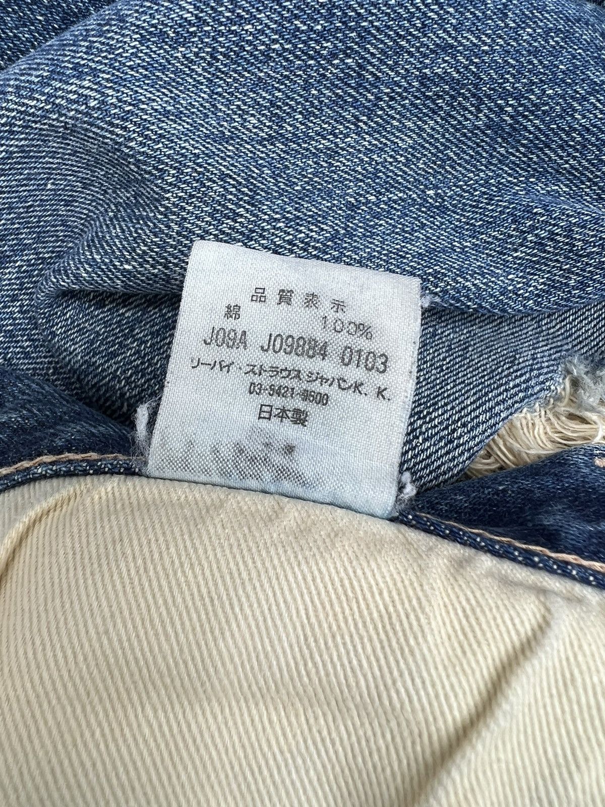 Japanese Brand × Levi's Vintage Clothing × Vintage VTG 2003 LVC 1955 Levi’s 501 XX Rips Denim Selvedge Jeans Size US 30 / EU 46 - 23 Thumbnail