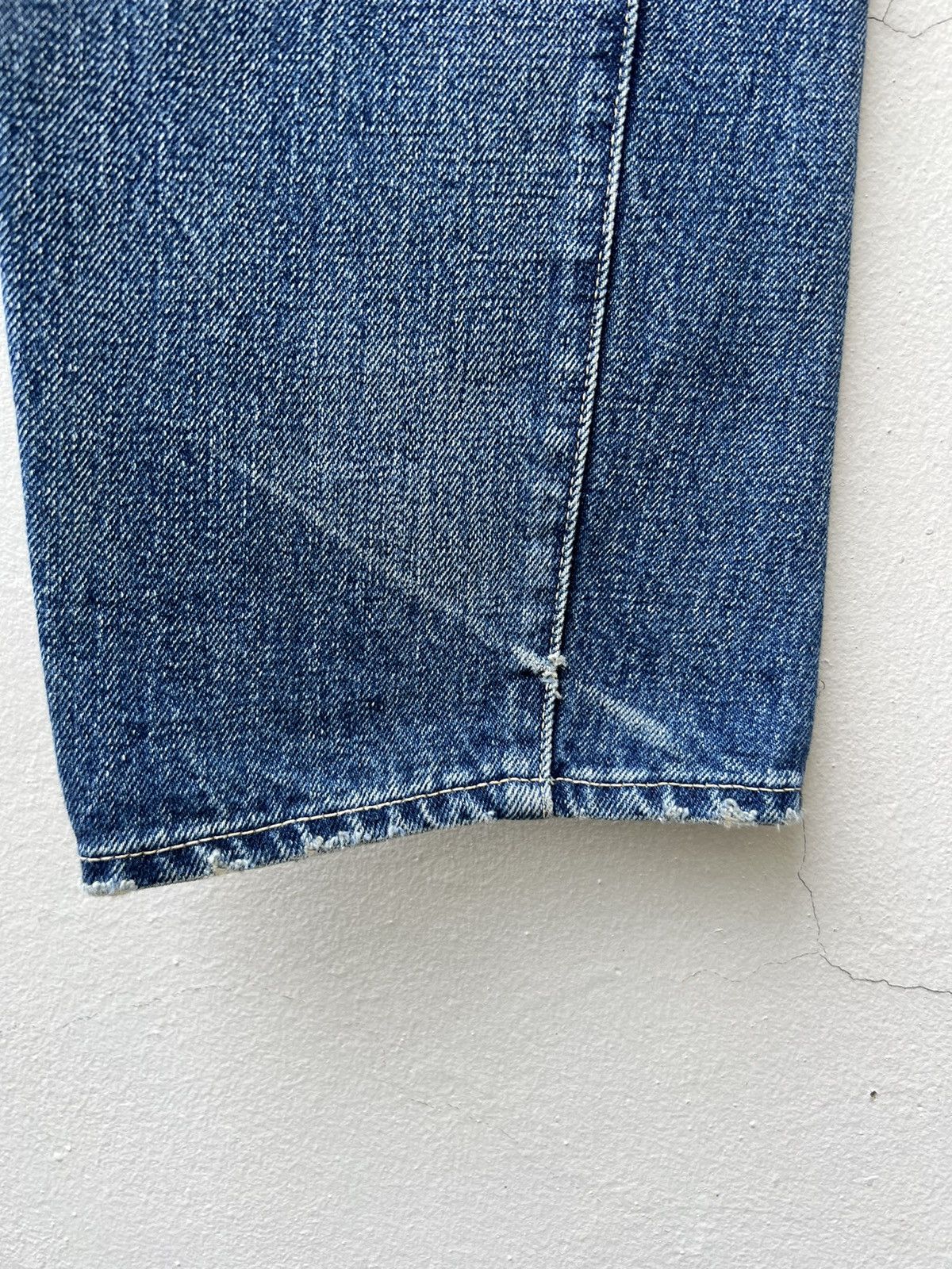 Japanese Brand × Levi's Vintage Clothing × Vintage VTG 2003 LVC 1955 Levi’s 501 XX Rips Denim Selvedge Jeans Size US 30 / EU 46 - 10 Thumbnail