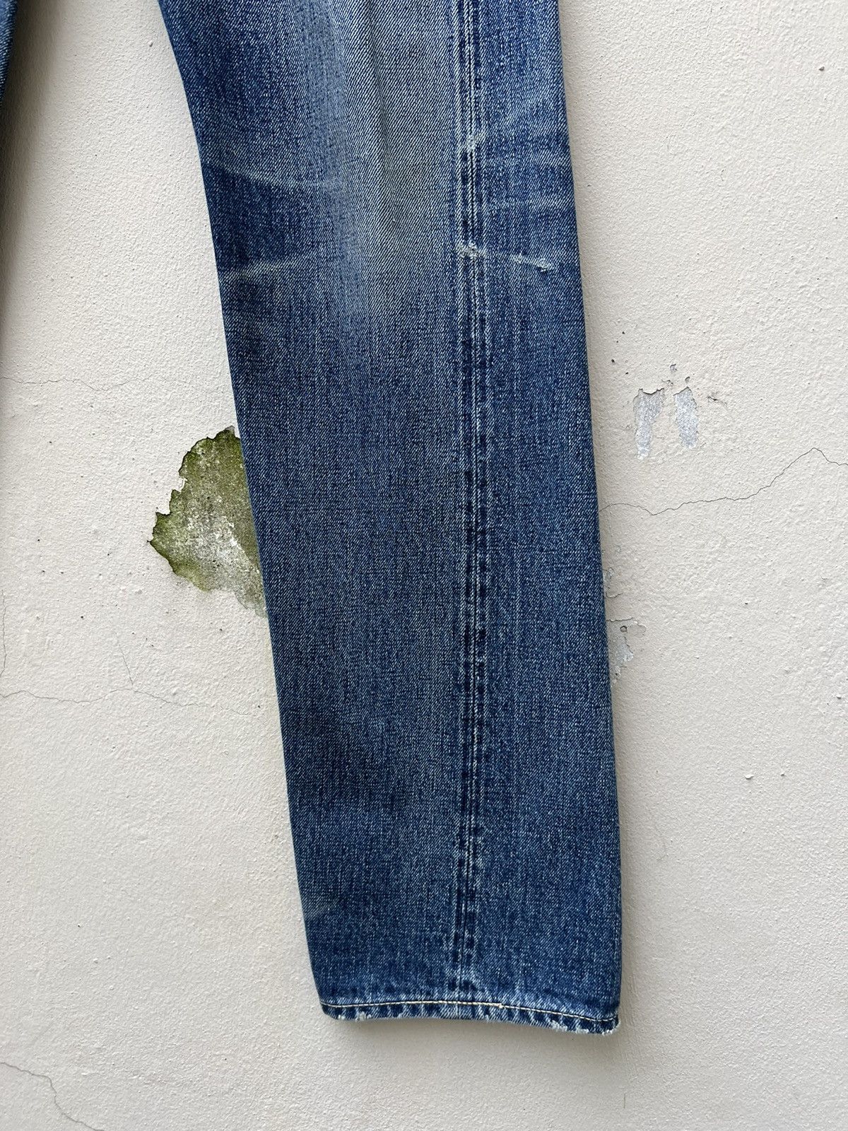 Japanese Brand × Levi's Vintage Clothing × Vintage VTG 2003 LVC 1955 Levi’s 501 XX Rips Denim Selvedge Jeans Size US 30 / EU 46 - 12 Thumbnail