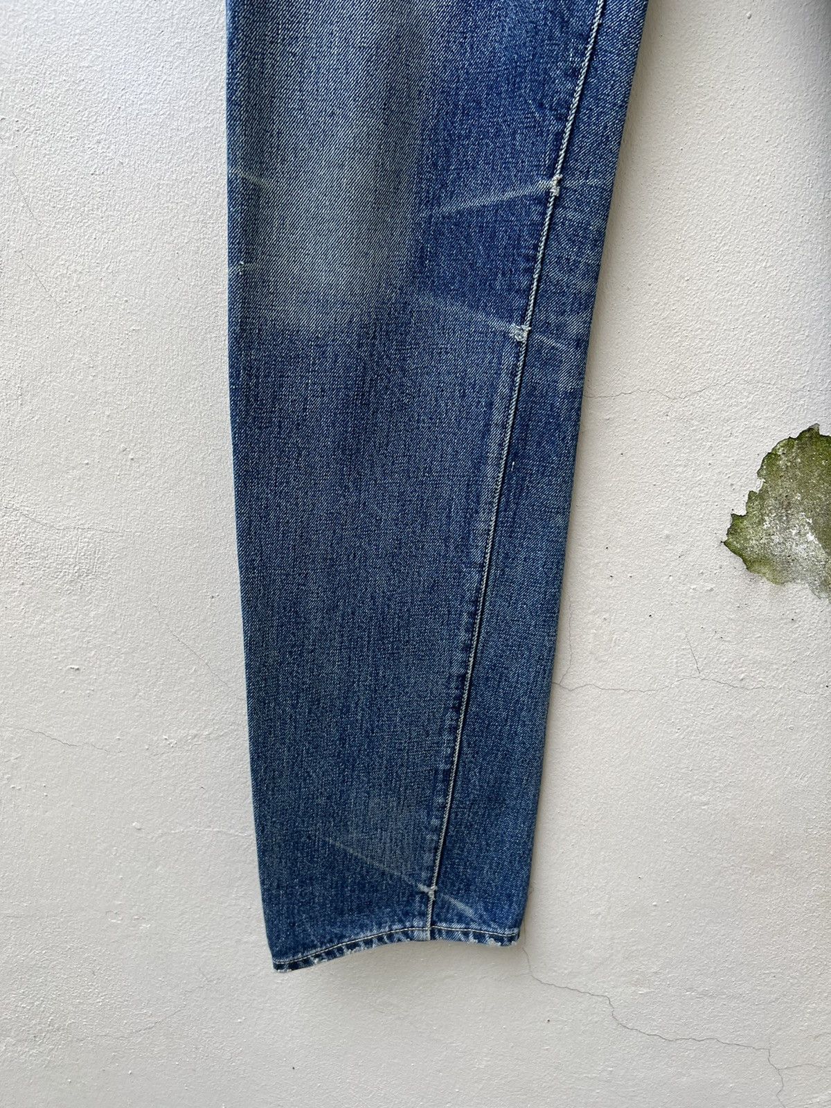 Japanese Brand × Levi's Vintage Clothing × Vintage VTG 2003 LVC 1955 Levi’s 501 XX Rips Denim Selvedge Jeans Size US 30 / EU 46 - 9 Thumbnail