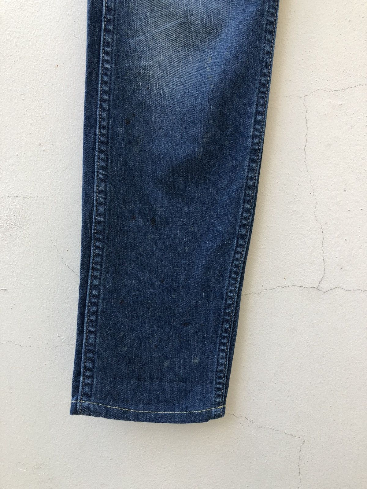 Levi's Vintage Clothing LVC Levi’s 605 Capital E Orange Tab Denim Painter Jeans Size US 28 / EU 44 - 16 Thumbnail