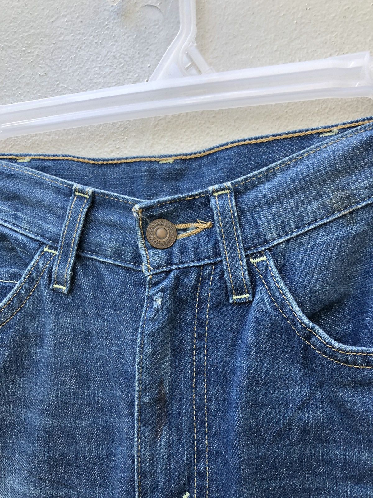 Levi's Vintage Clothing LVC Levi’s 605 Capital E Orange Tab Denim Painter Jeans Size US 28 / EU 44 - 12 Thumbnail