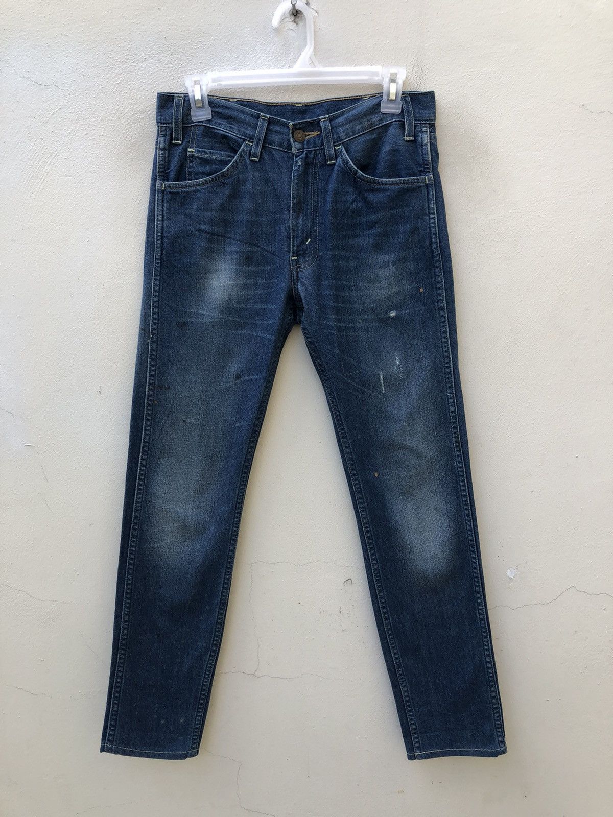Levi's Vintage Clothing LVC Levi’s 605 Capital E Orange Tab Denim Painter Jeans Size US 28 / EU 44 - 10 Thumbnail