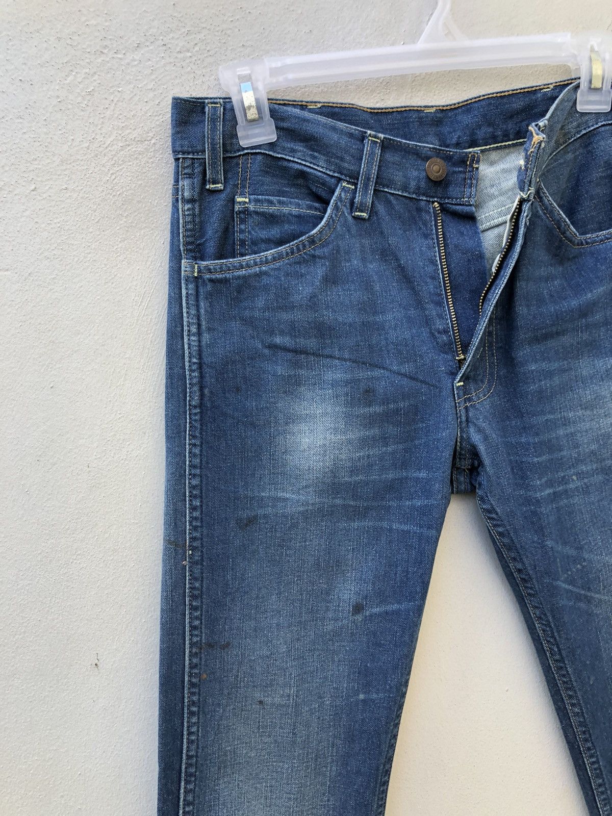 Levi's Vintage Clothing LVC Levi’s 605 Capital E Orange Tab Denim Painter Jeans Size US 28 / EU 44 - 14 Thumbnail