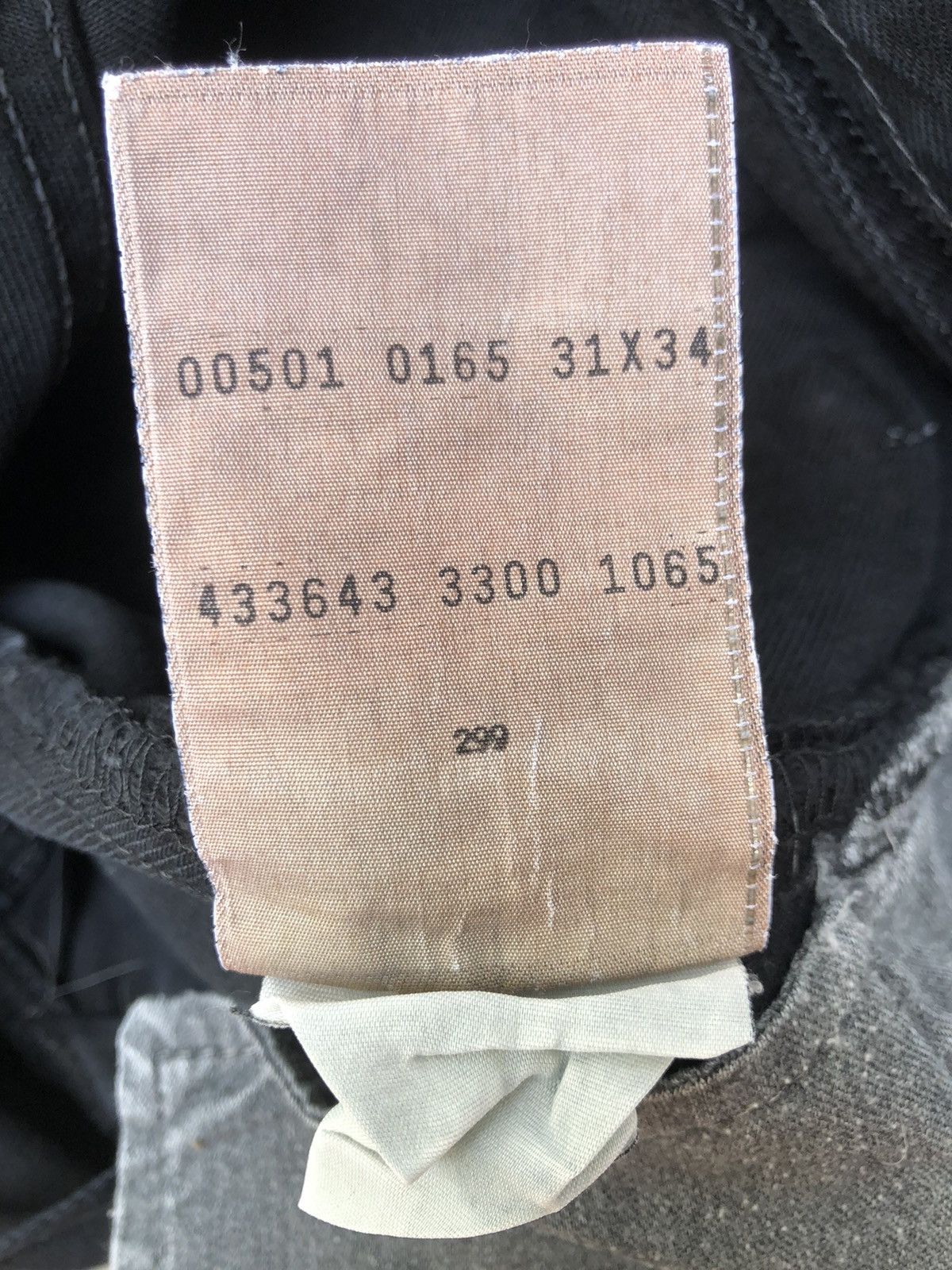 Levi's Vtg 2000 Levi’s 501 Jeans Fade Black Denim Painter Jeans Size US 31 - 22 Thumbnail