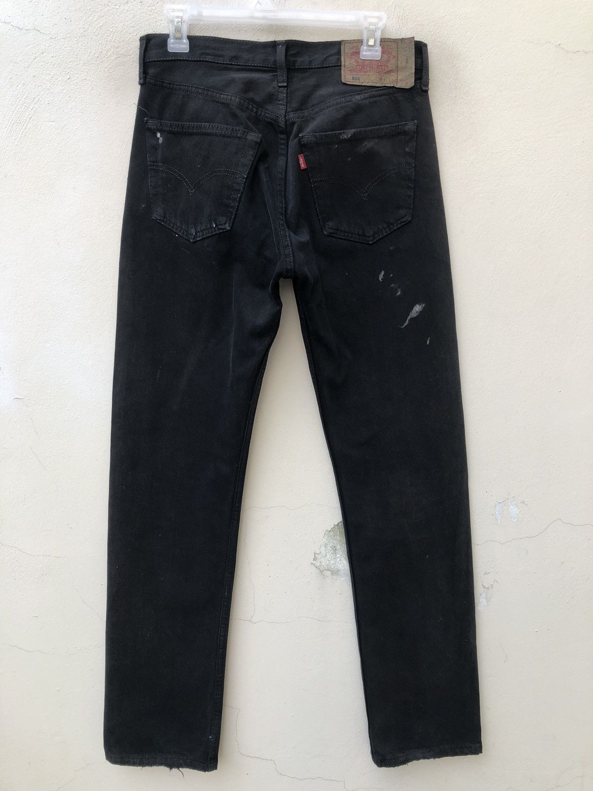 Levi's Vtg 2000 Levi’s 501 Jeans Fade Black Denim Painter Jeans Size US 31 - 14 Thumbnail