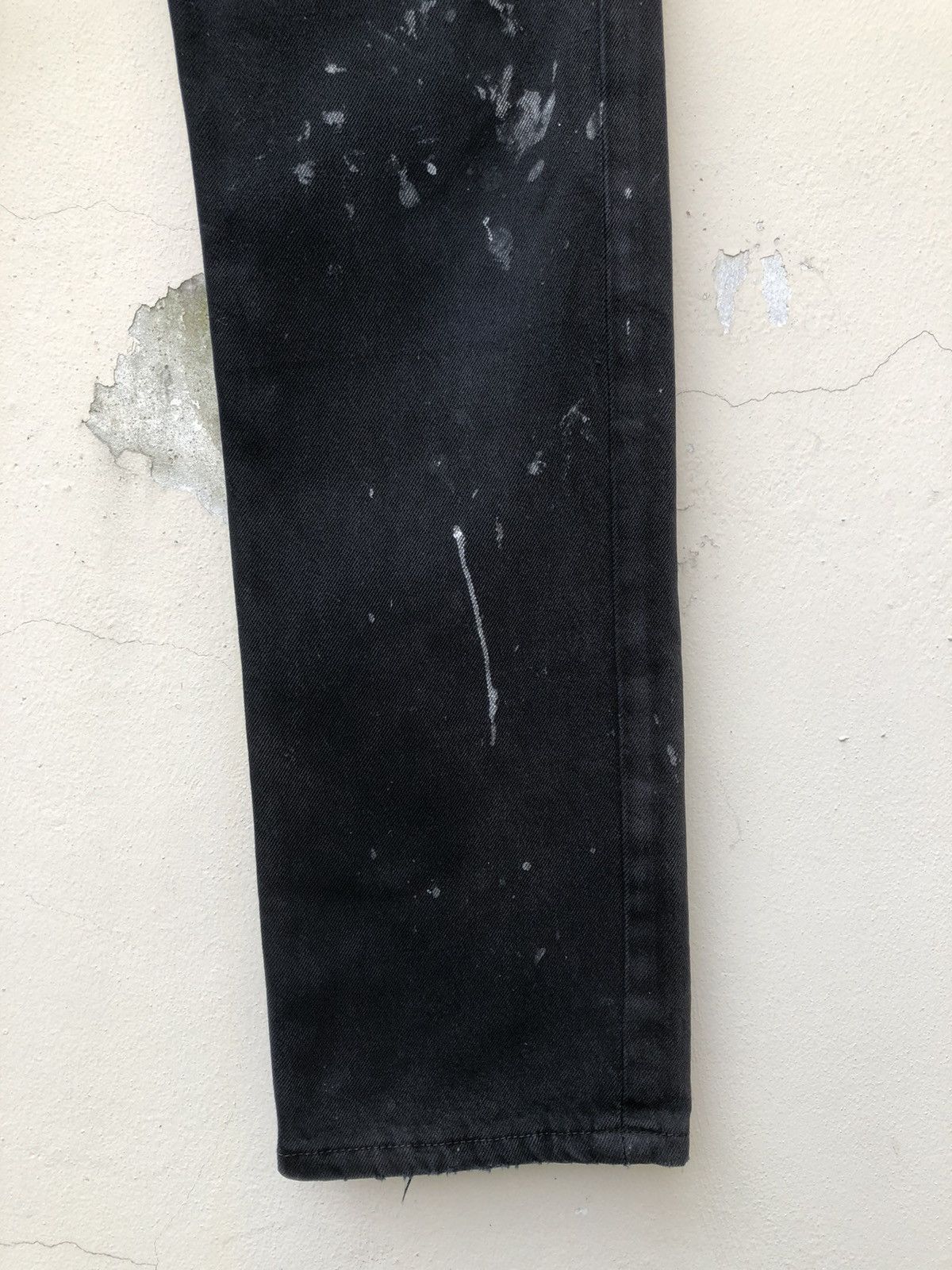 Levi's Vtg 2000 Levi’s 501 Jeans Fade Black Denim Painter Jeans Size US 31 - 13 Thumbnail