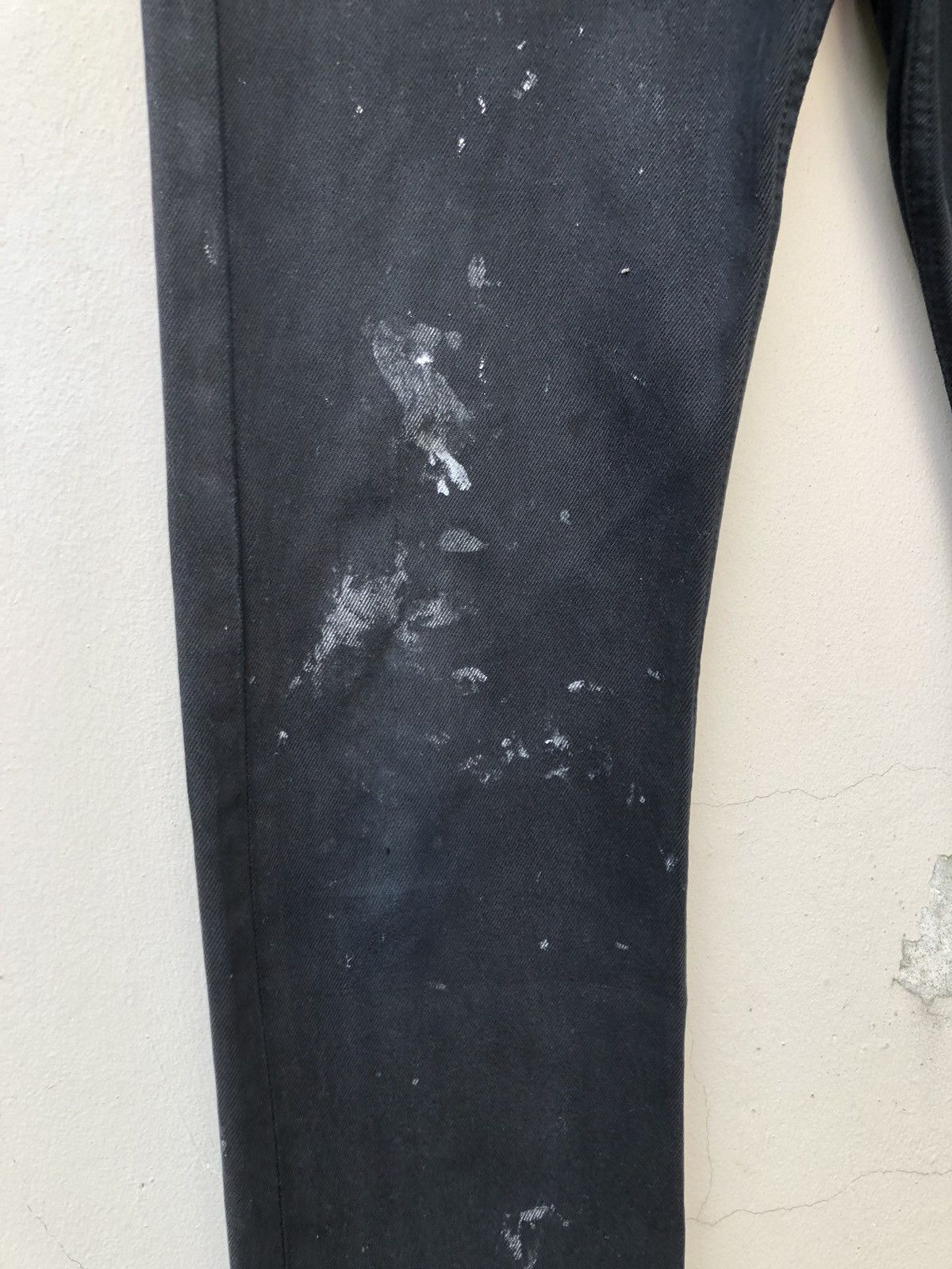 Levi's Vtg 2000 Levi’s 501 Jeans Fade Black Denim Painter Jeans Size US 31 - 9 Thumbnail