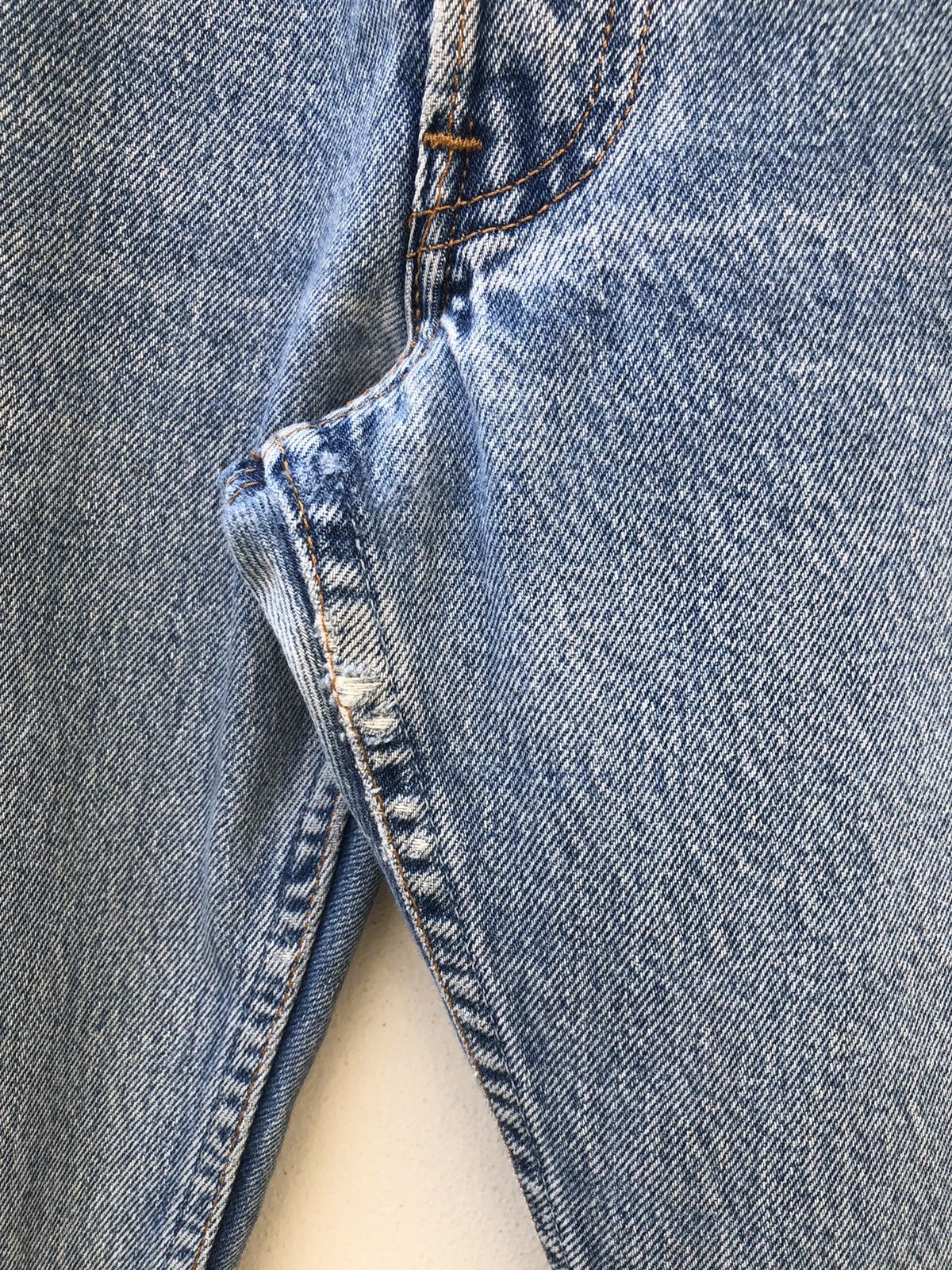 Levi's Vintage Y2K 2001 Levi’s 501 Jeans Ageing Denim Size US 31 - 10 Thumbnail