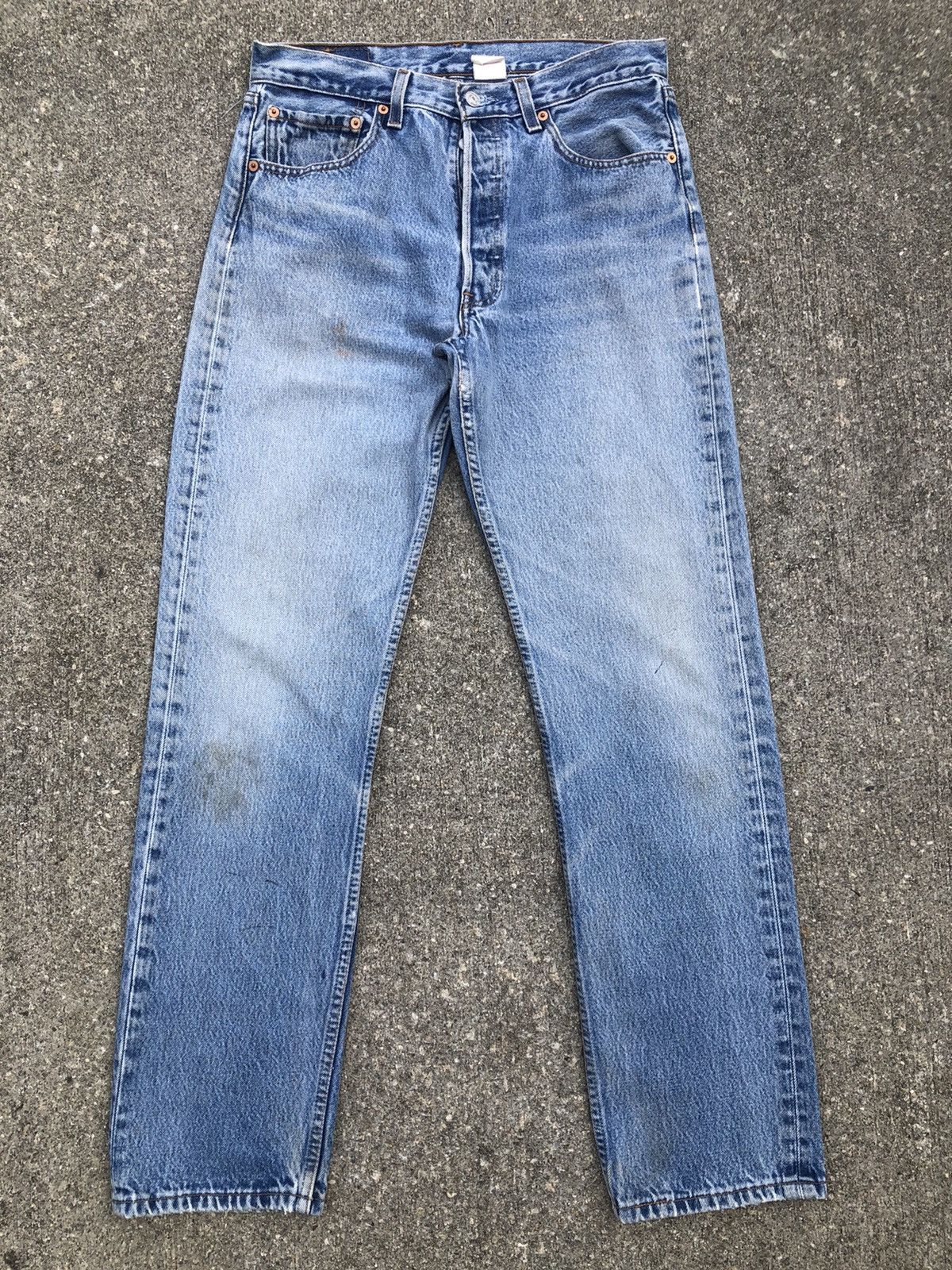 Vintage Y2K 2001 Levi’s 501 Jeans Ageing Denim