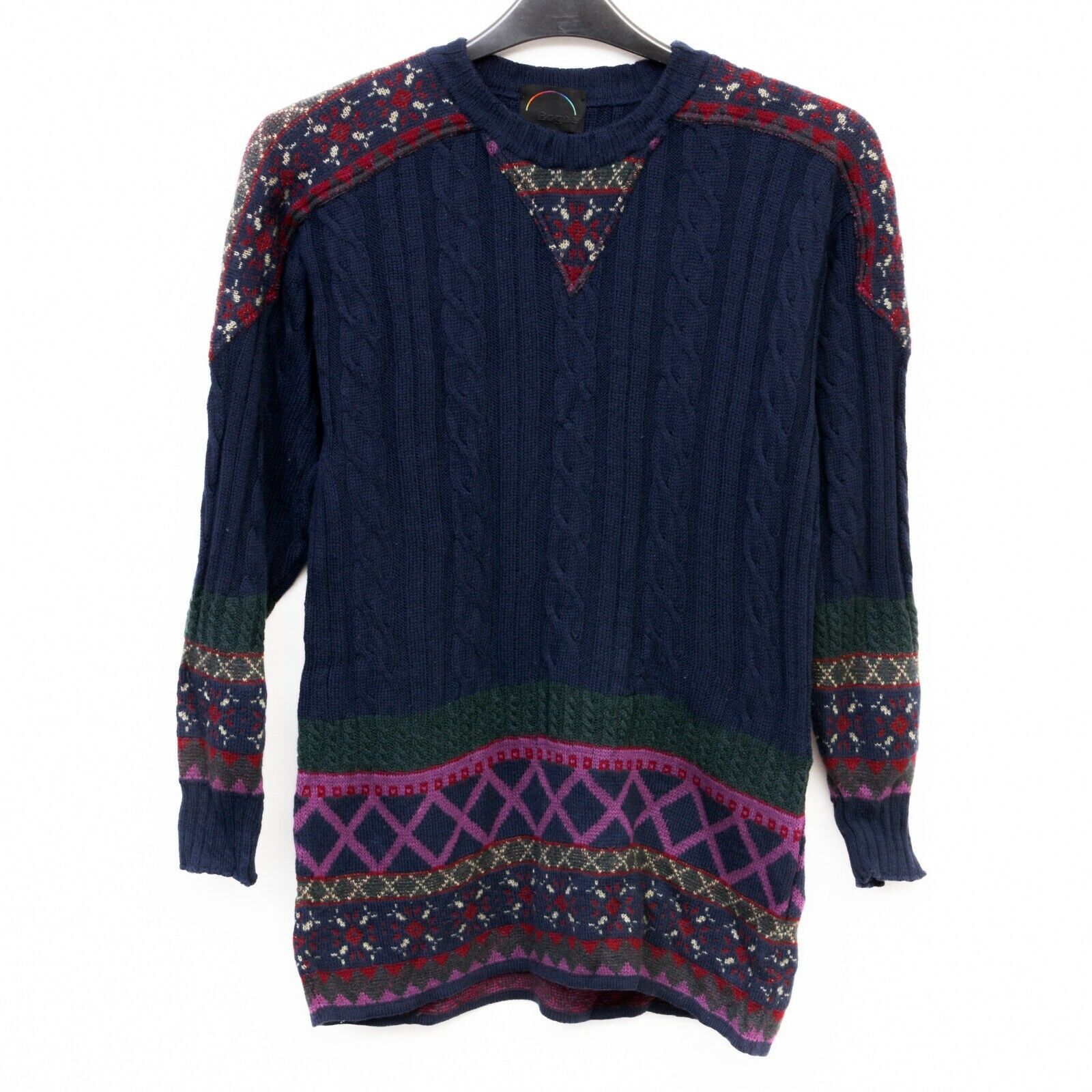 Bogner × Vintage Wool Sweater Women M Pullover EU 40 Knitted Jumper Pullover Size M / US 6-8 / IT 42-44 - 1 Thumbnail
