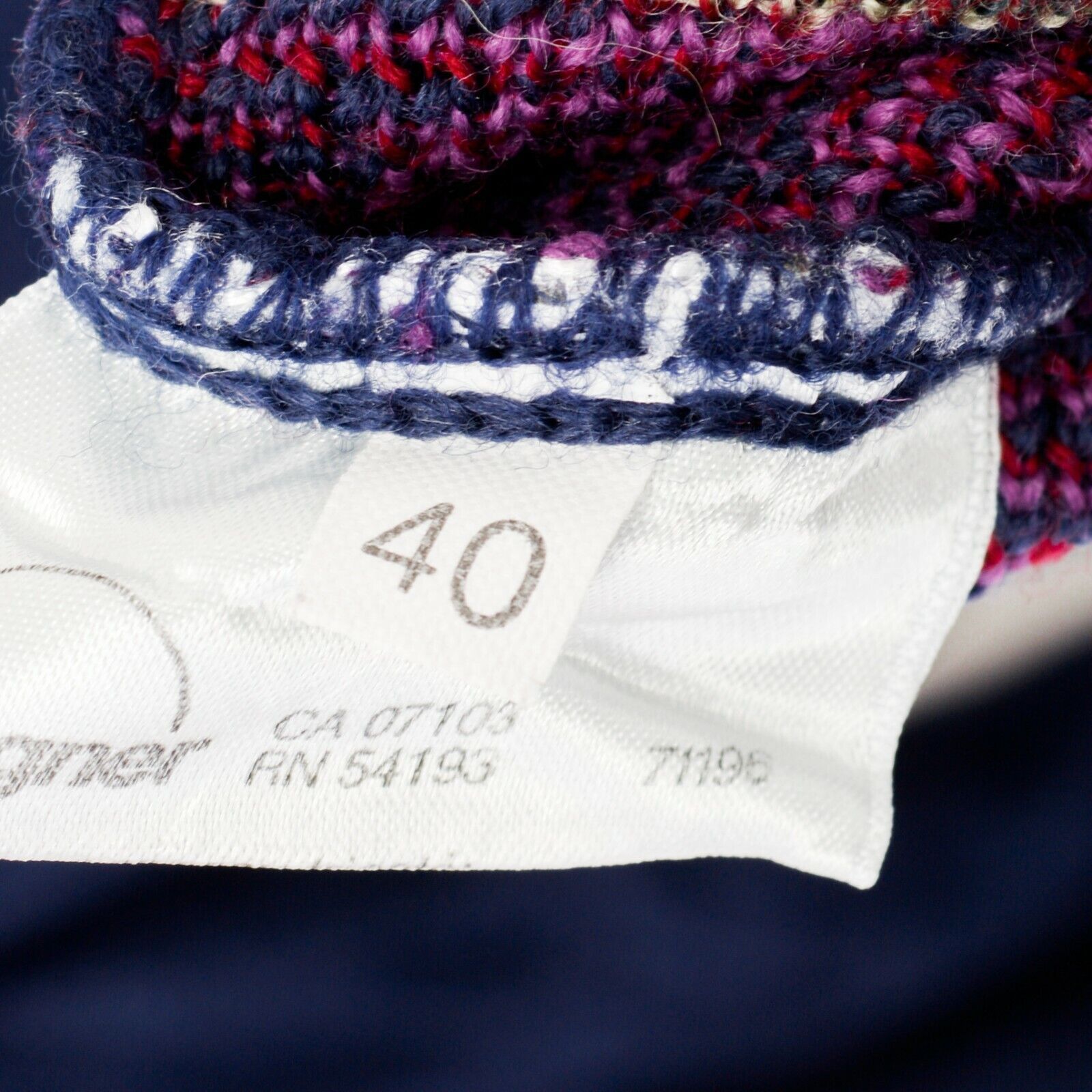 Bogner × Vintage Wool Sweater Women M Pullover EU 40 Knitted Jumper Pullover Size M / US 6-8 / IT 42-44 - 6 Thumbnail
