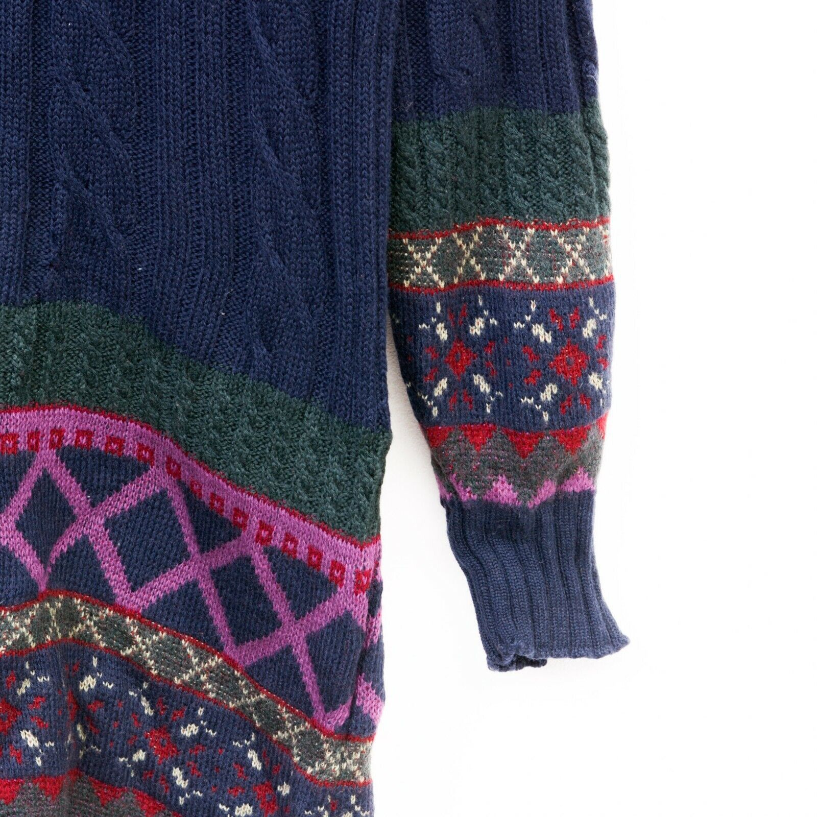 Bogner × Vintage Wool Sweater Women M Pullover EU 40 Knitted Jumper Pullover Size M / US 6-8 / IT 42-44 - 4 Thumbnail