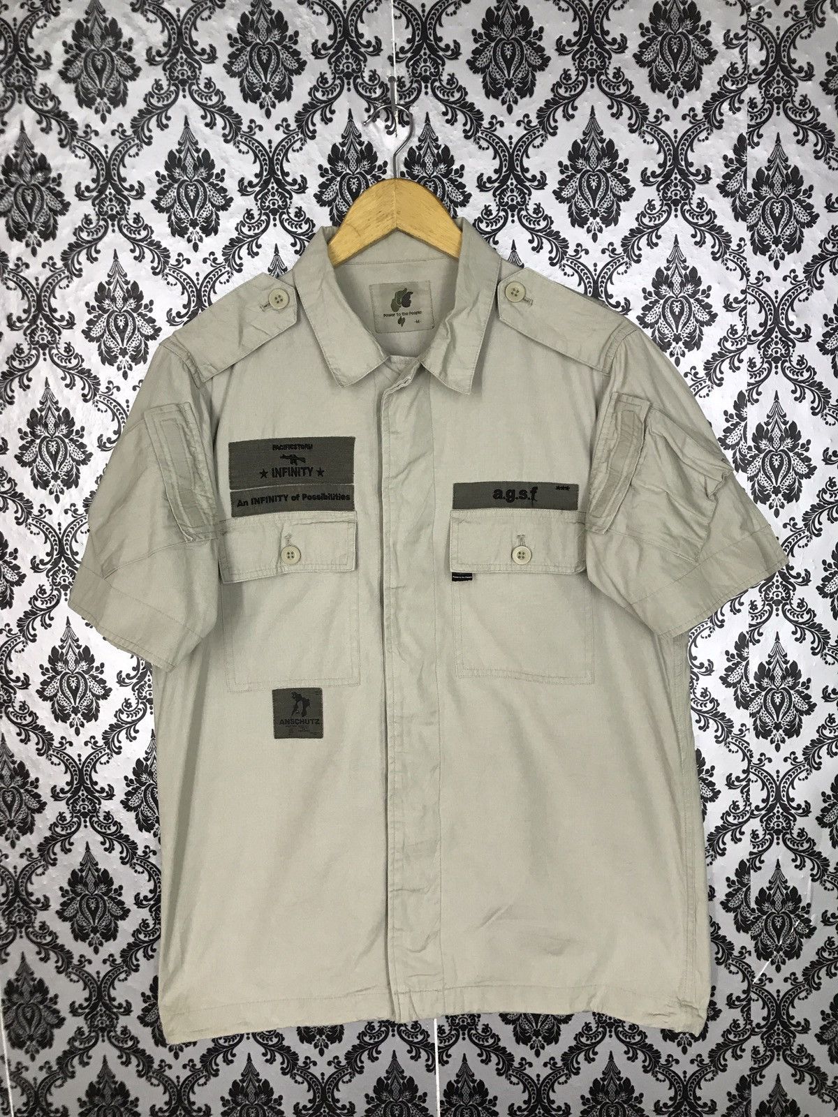 Japanese Brand PTTP INFINITY ANSCHUTZ MESH TACTICAL SHIRT DOUBLE POCKET Size US M / EU 48-50 / 2 - 1 Thumbnail