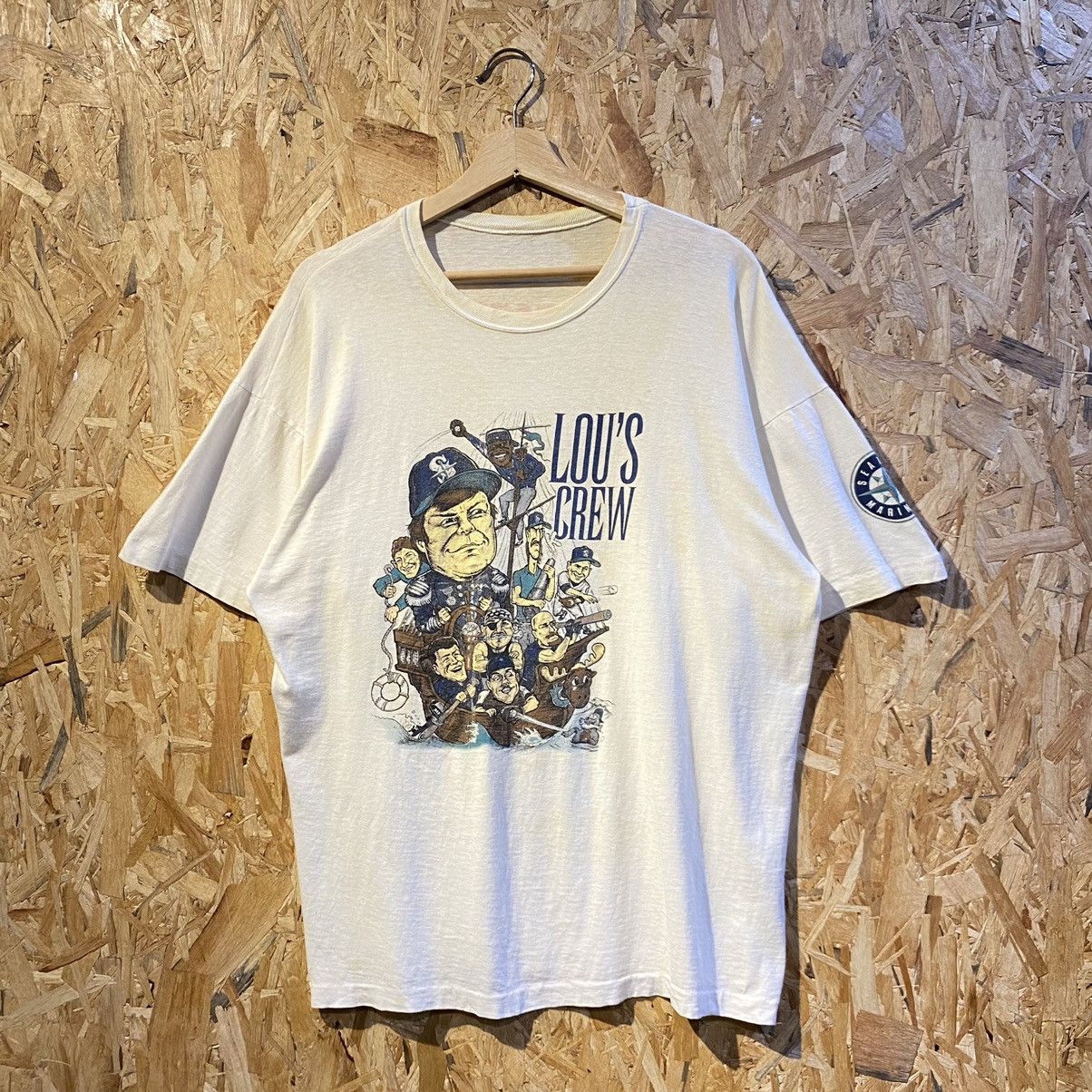 MLB × Vintage VINTAGE RARE‼️Seattle Mariners MLB Lou’s Crew Caricature Tee Size US XL / EU 56 / 4 - 1 Thumbnail