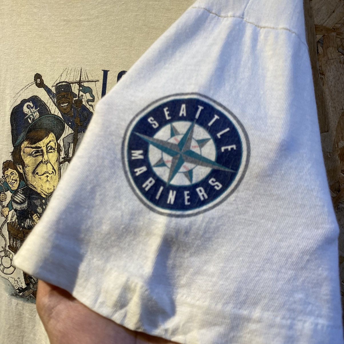 MLB × Vintage VINTAGE RARE‼️Seattle Mariners MLB Lou’s Crew Caricature Tee Size US XL / EU 56 / 4 - 4 Thumbnail