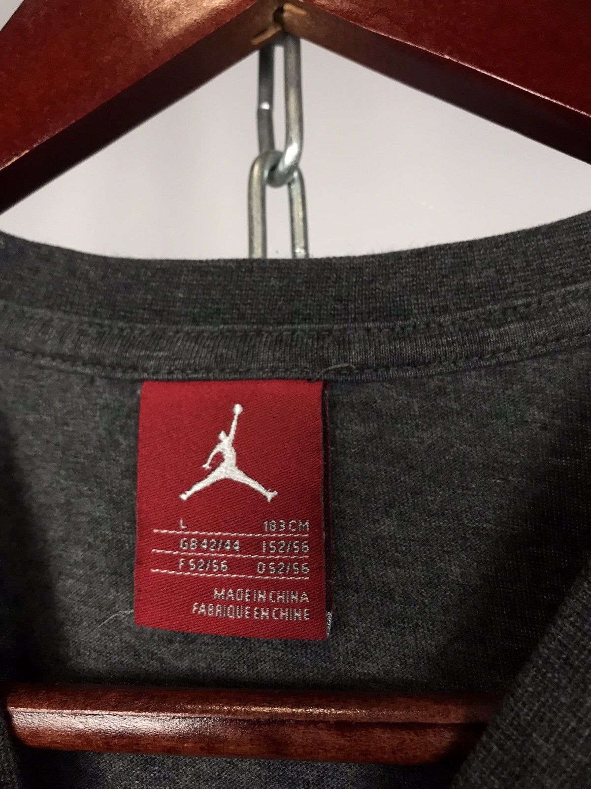 Jordan Brand × Vintage Jordan Flight vintage streetwear tee Size US L / EU 52-54 / 3 - 3 Thumbnail