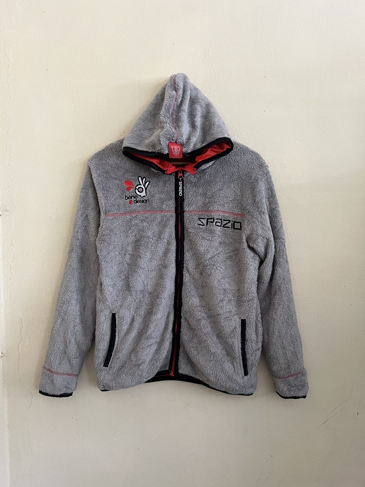 Vintage Spazio Fleece with hoodie jacket